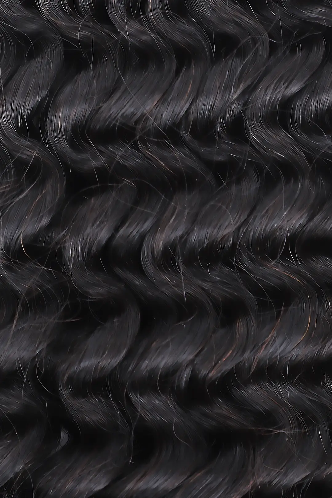 Double Drawn Burmese Curly with Spiral Ends Feather Crochet Hair FE33 - Image 6
