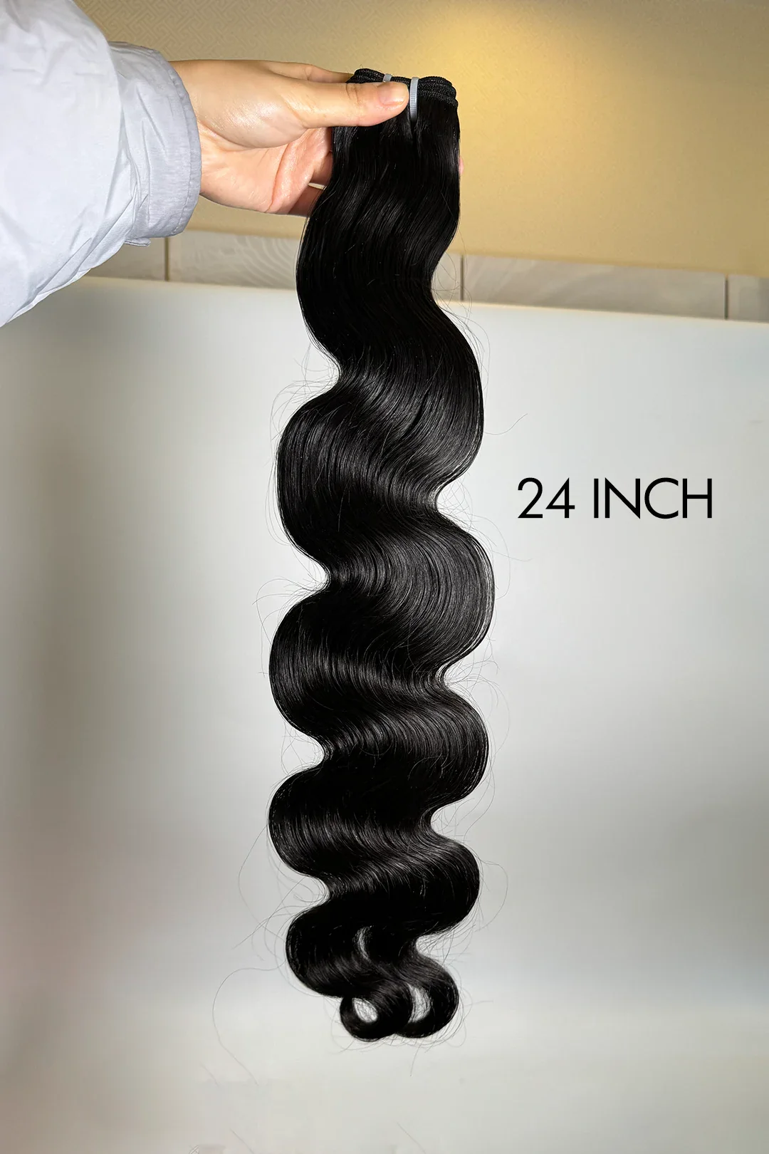 Cambodia Raw Hair Bundle Body Wave Natural Color 12A - Image 9