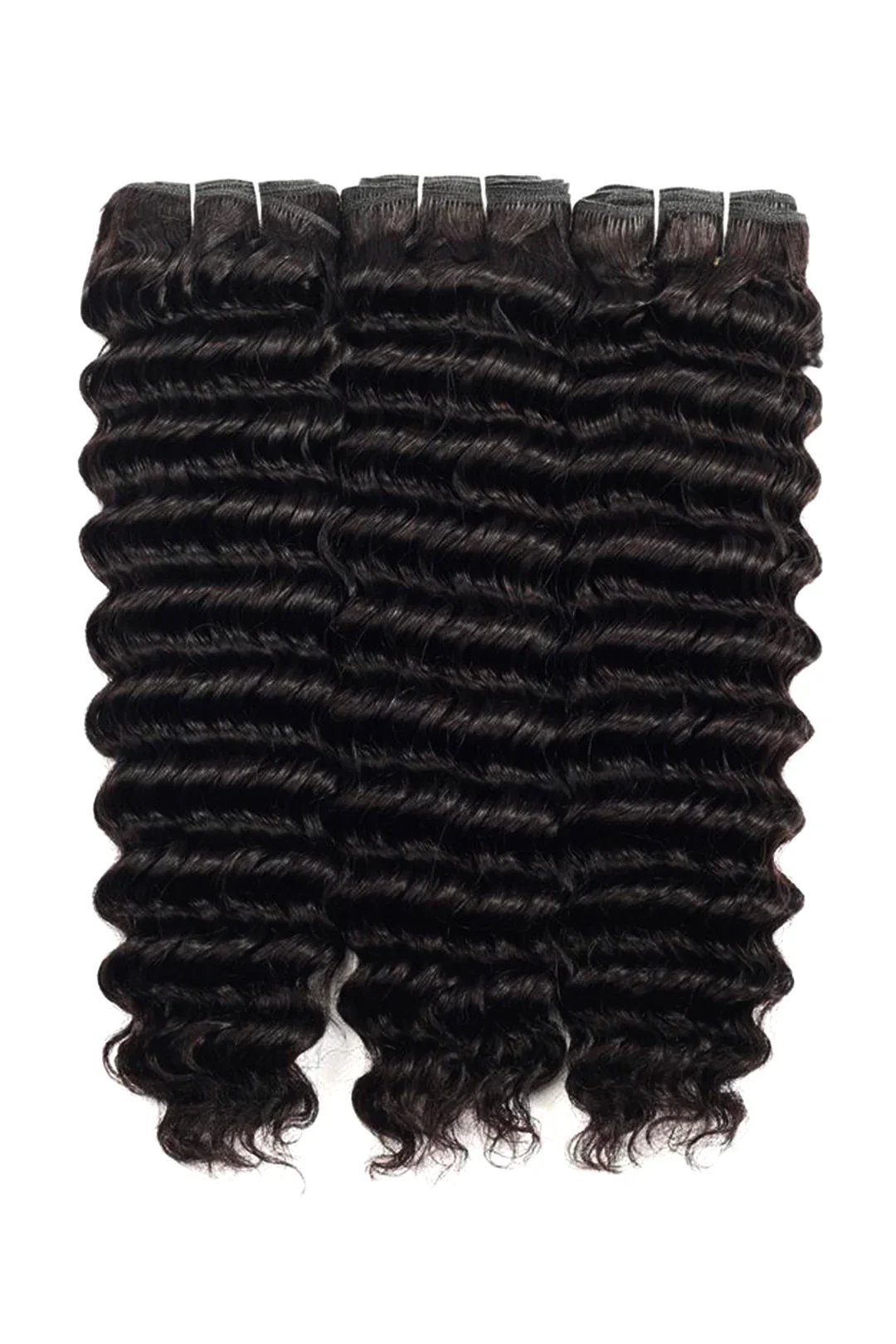 Cambodia Raw Hair Bundle Deep Wave Natural Color 12A - Image 11