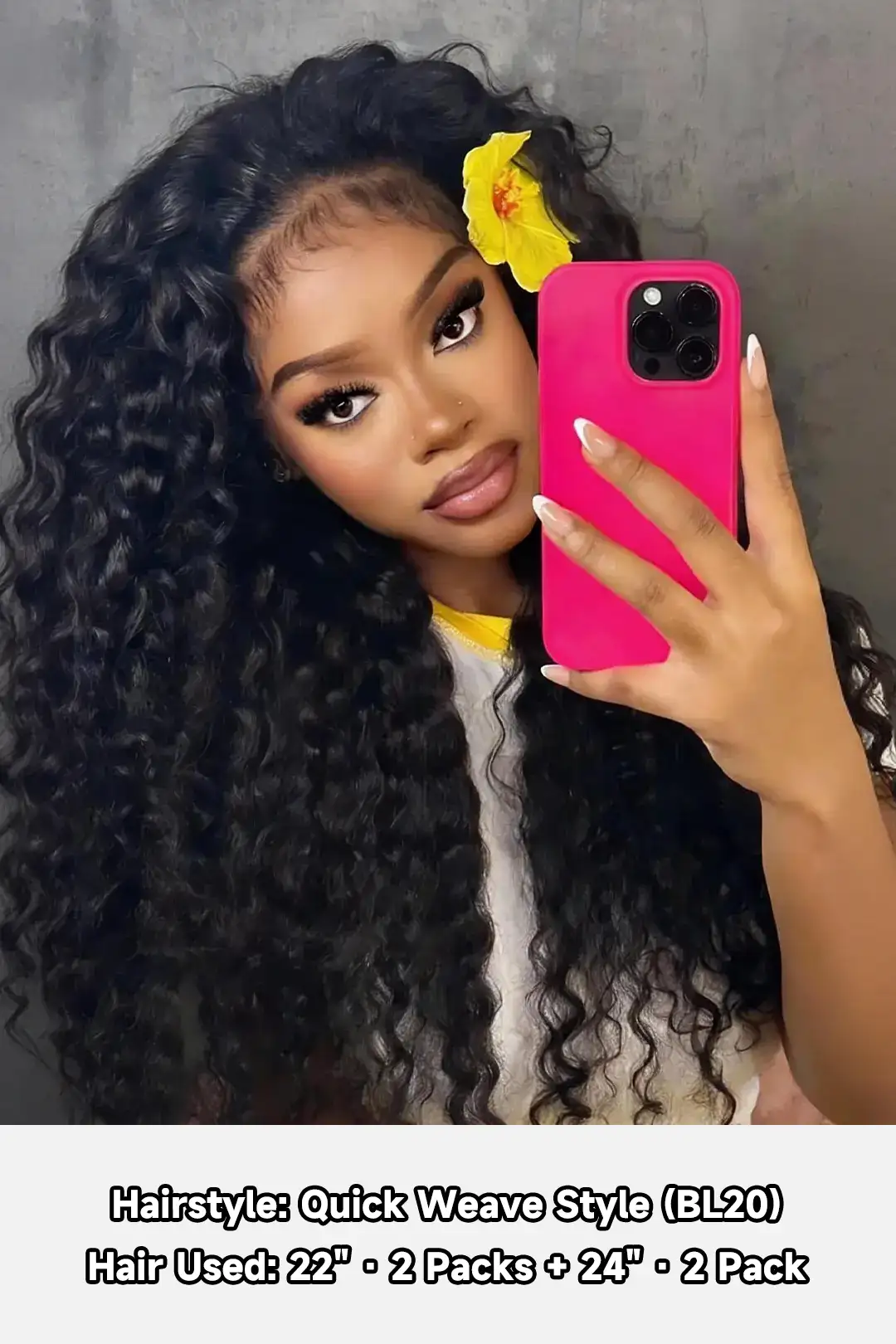 Cambodia Raw Hair Bundle Deep Wave Natural Color 12A - Image 3