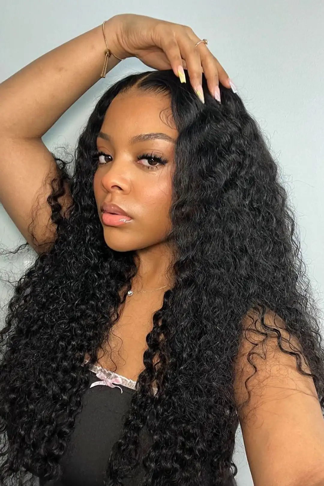Cambodia Raw Hair Bundle Deep Wave Natural Color 12A - Image 6