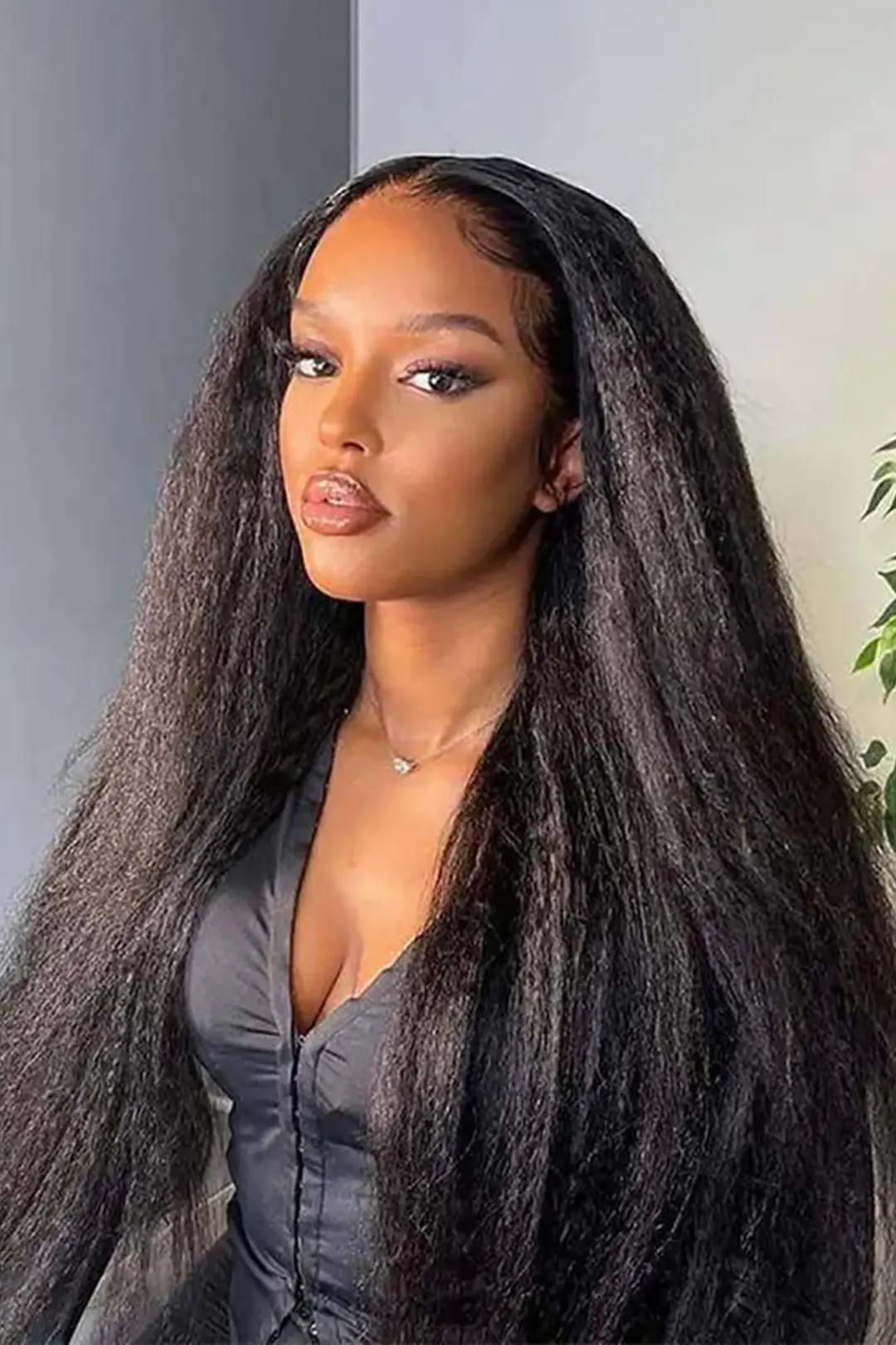 Cambodia Virgin Hair Bundles Sew in Extensions Kinky Straight - Image 4