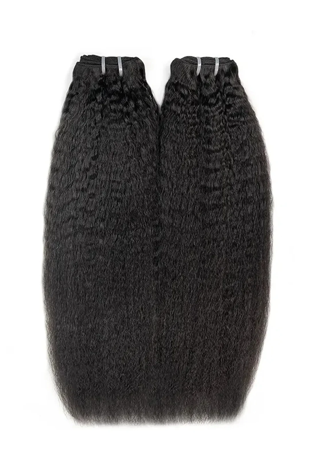 Cambodia Virgin Hair Bundles Sew in Extensions Kinky Straight - Image 5