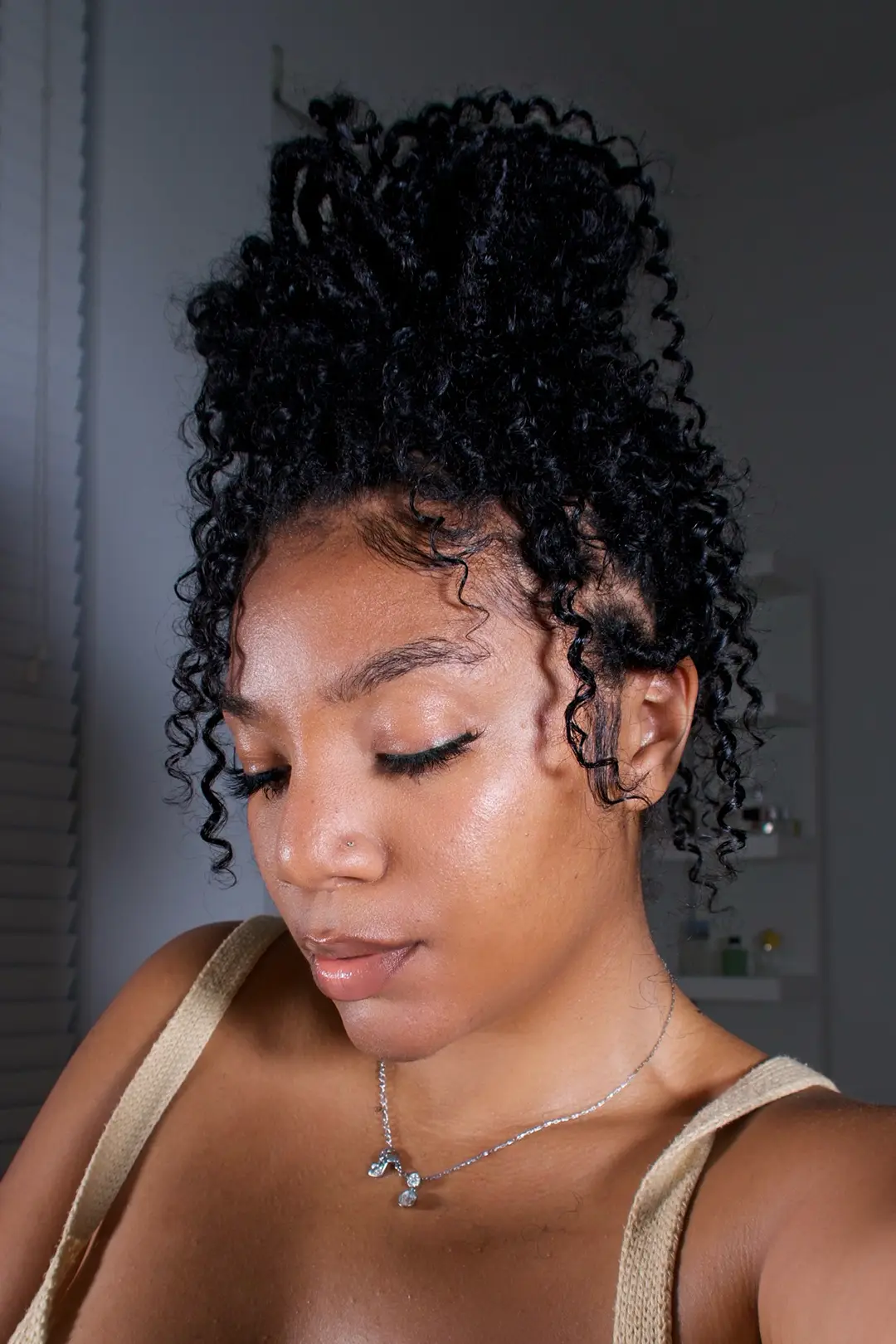 Culture Locs with Curly Ends Natural Black Curly Human Hair 10 Strands - Image 4