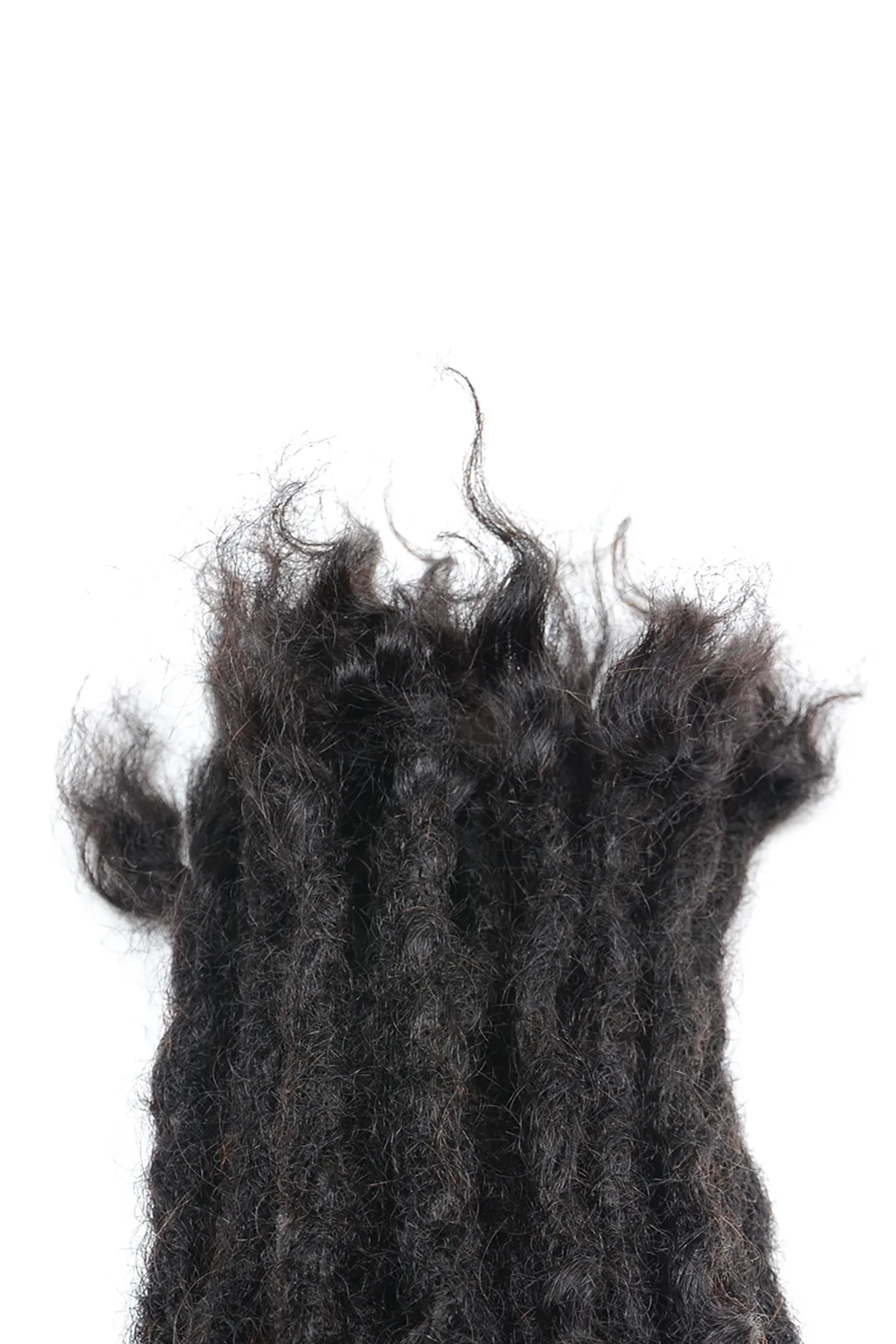 Culture Locs with Curly Ends Natural Black Curly Human Hair 10 Strands - Image 7