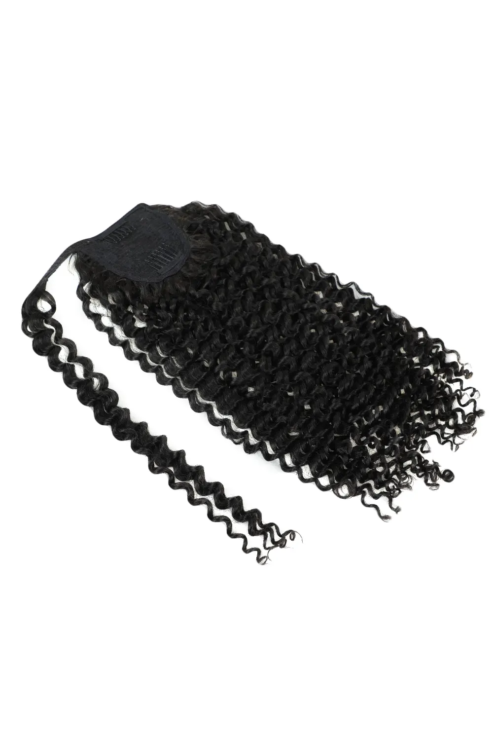 Curly Natural Color Ponytails Wrap Around Extensions 120-150g - Image 2
