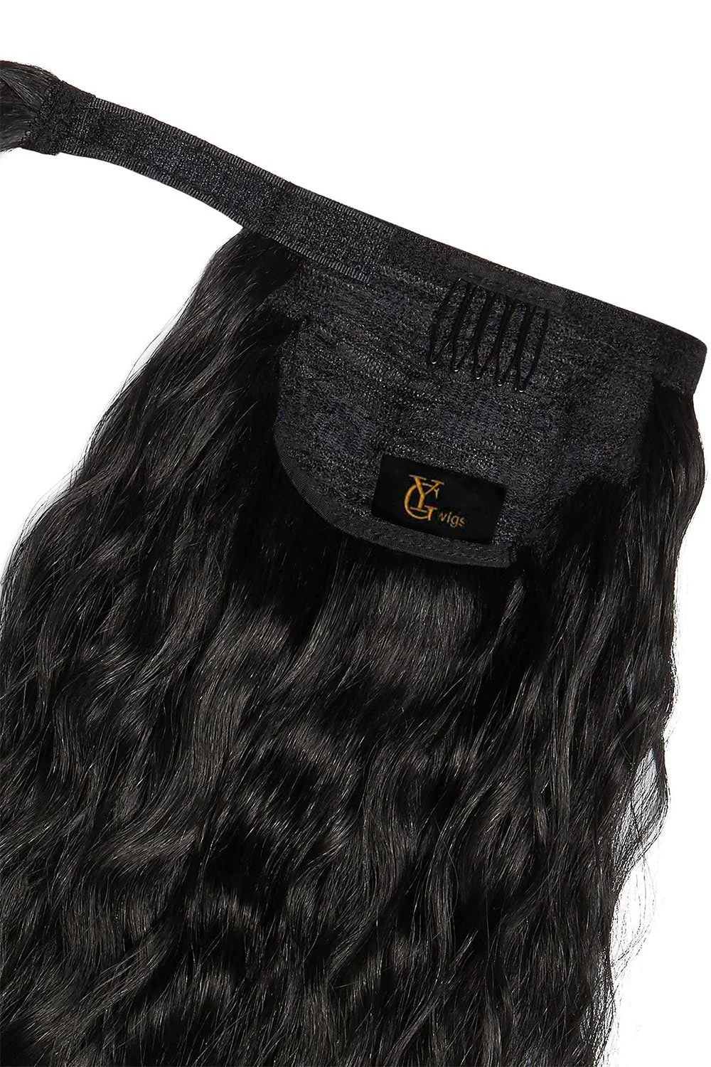 Curly Natural Color Ponytails Wrap Around Extensions 120-150g - Image 3