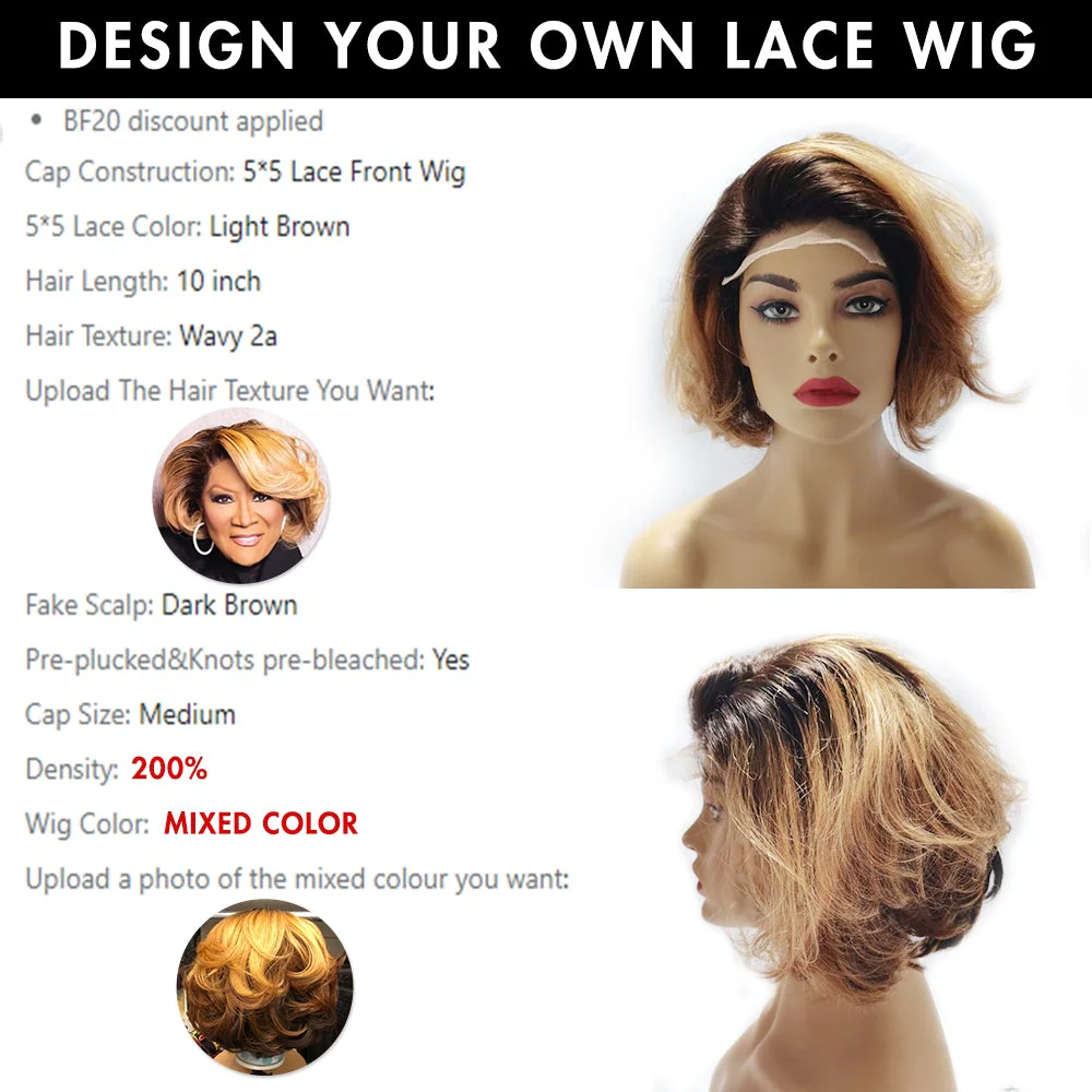 Design Your Own Lace Wig - Online - Image 2