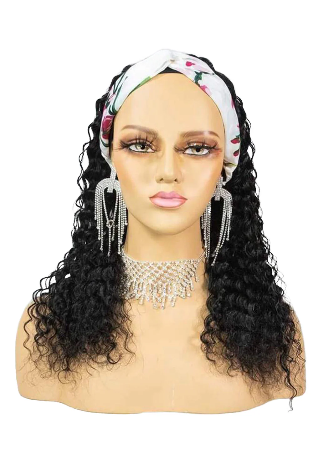 Cute Curly Human Hair Headband Wig Styles - Image 3