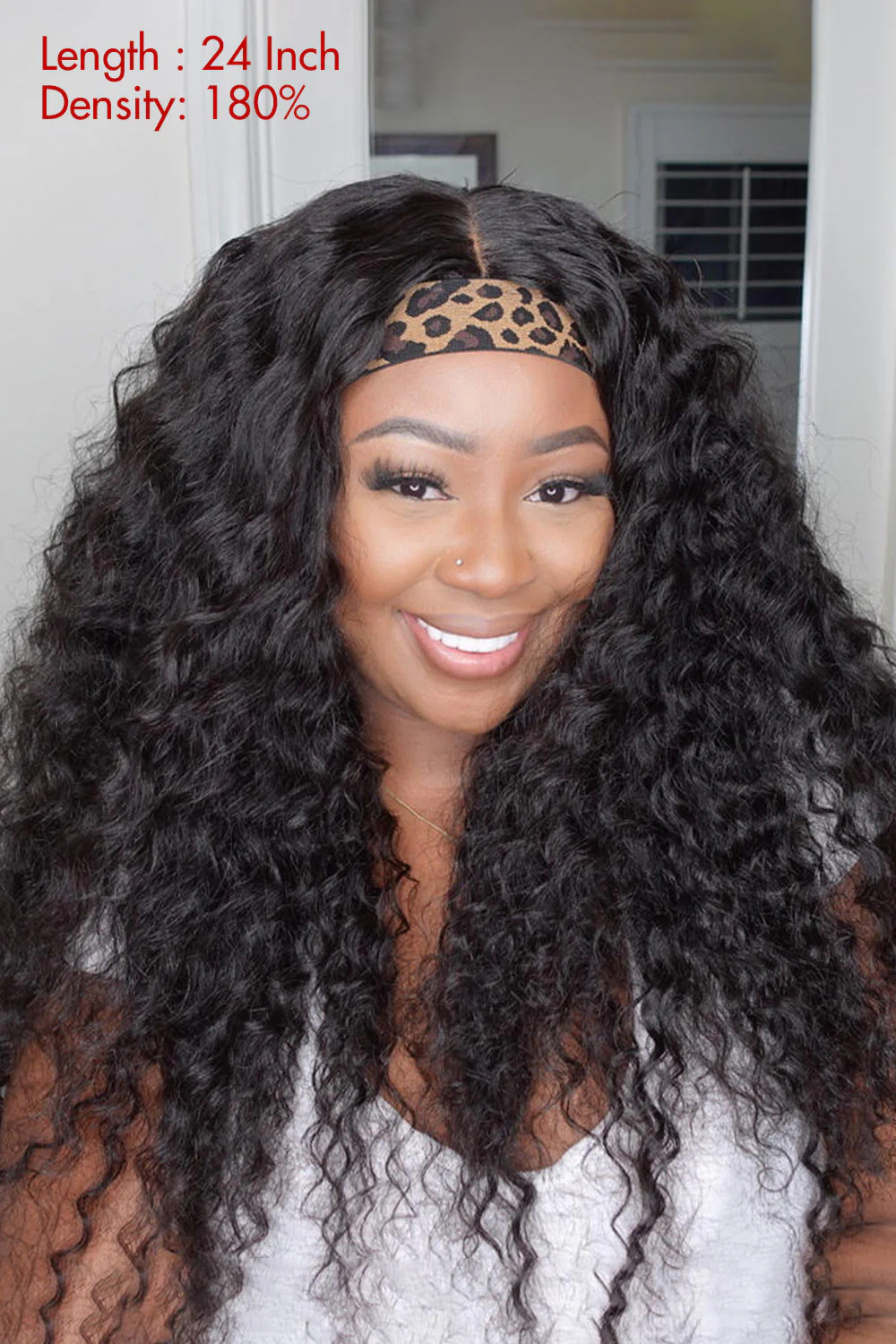 Lace Headband Wig Curly-LH02 - Image 6
