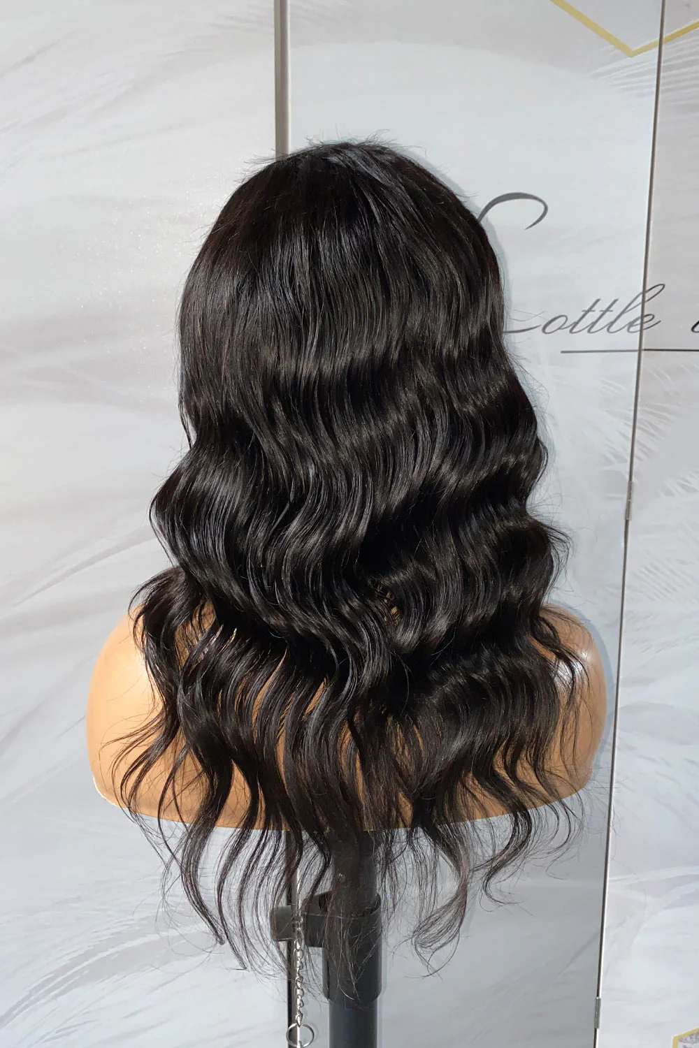 Designer Wigs-13*4 Lace Front Silk Top 14 Inch Wave Wig - Image 2