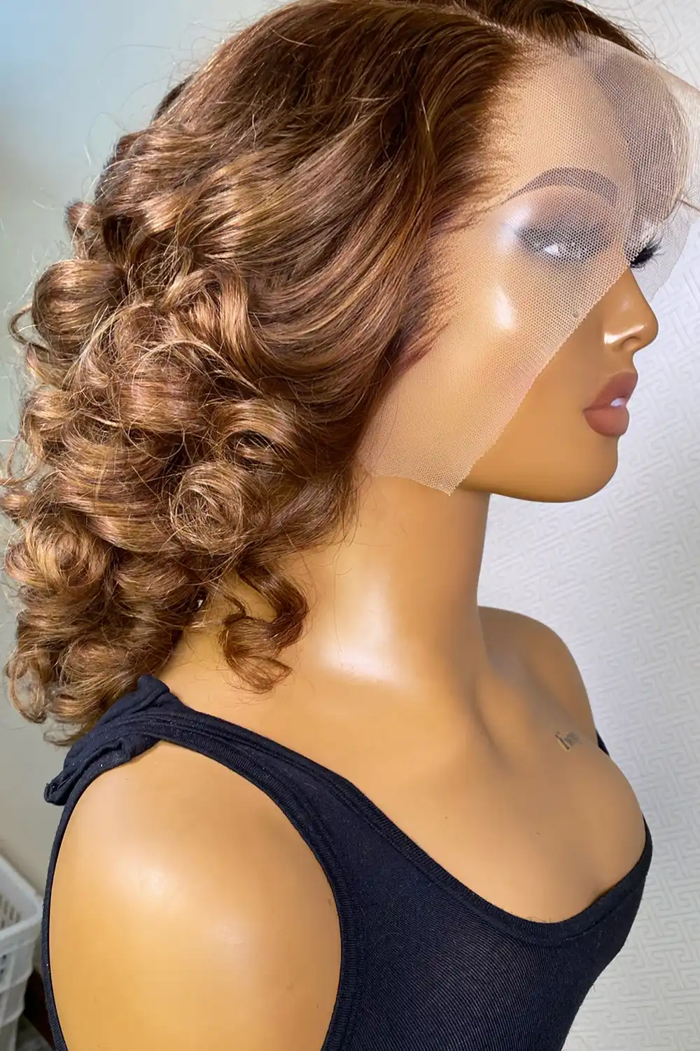 Designer Wigs-13*6 Glueless HD Lace 12 Inch Bob Body Wave Wig - Image 5
