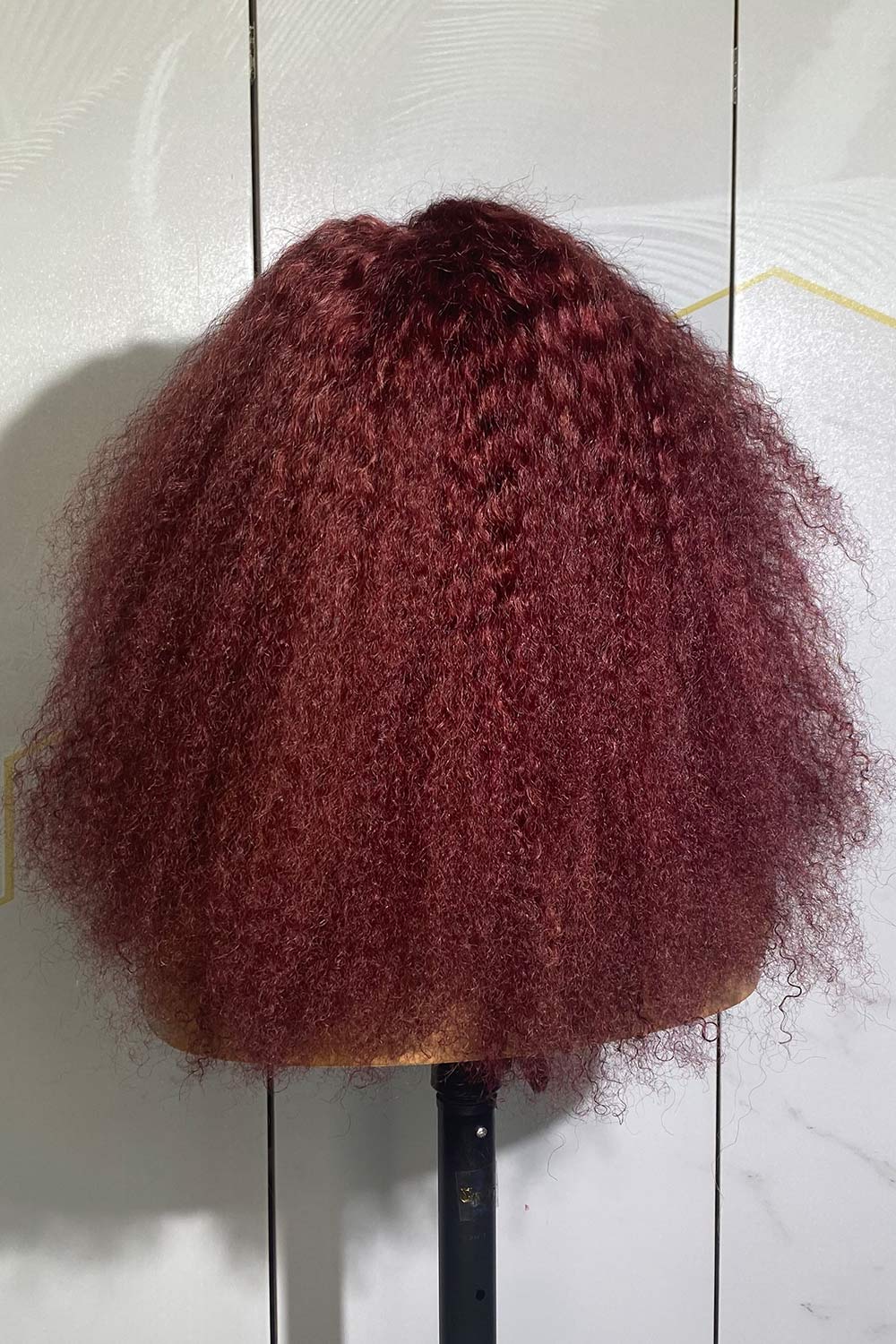Designer Wigs-13*6 Lace Front 99J 16 Inch Kinky Curly - Image 6