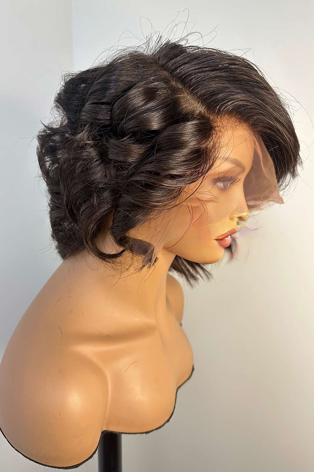Designer Wigs - Bombshell Body Wave Short Compact 13*6 Lace Front Wig - Image 7