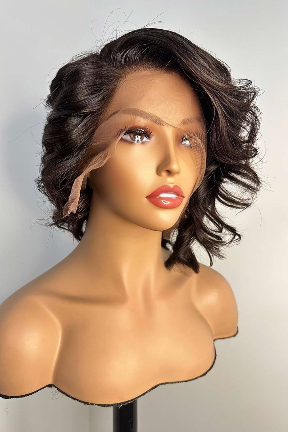 Designer Wigs - Bombshell Body Wave Short Compact 13*6 Lace Front Wig - Image 8