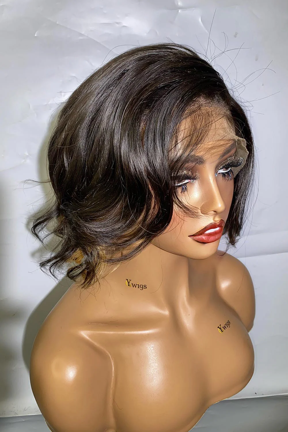 Designer Wigs-13x4 Lace Natural Dark Blonde Wave Wigs - Image 3