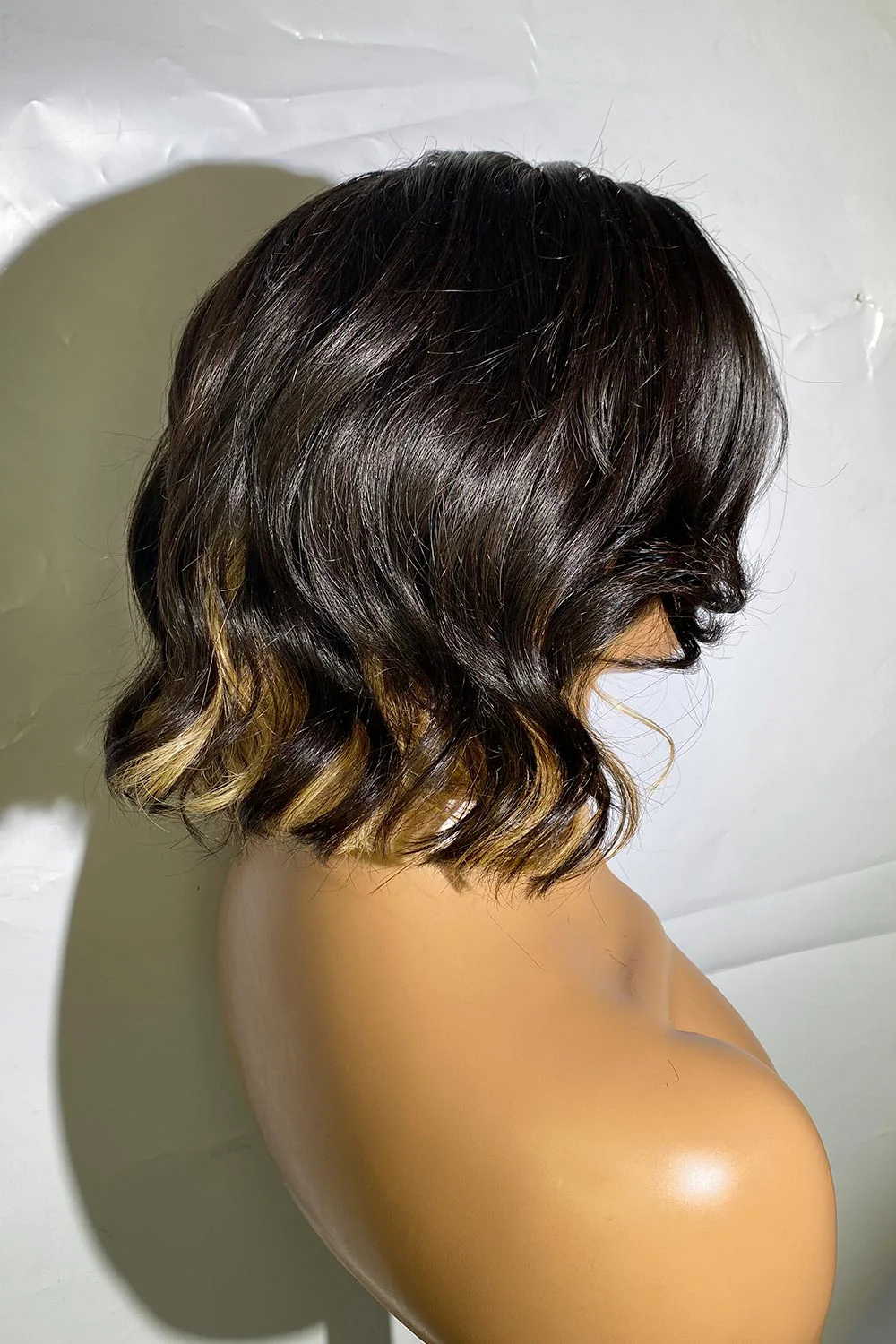 Designer Wigs-13x4 Lace Natural Dark Blonde Wave Wigs - Image 4