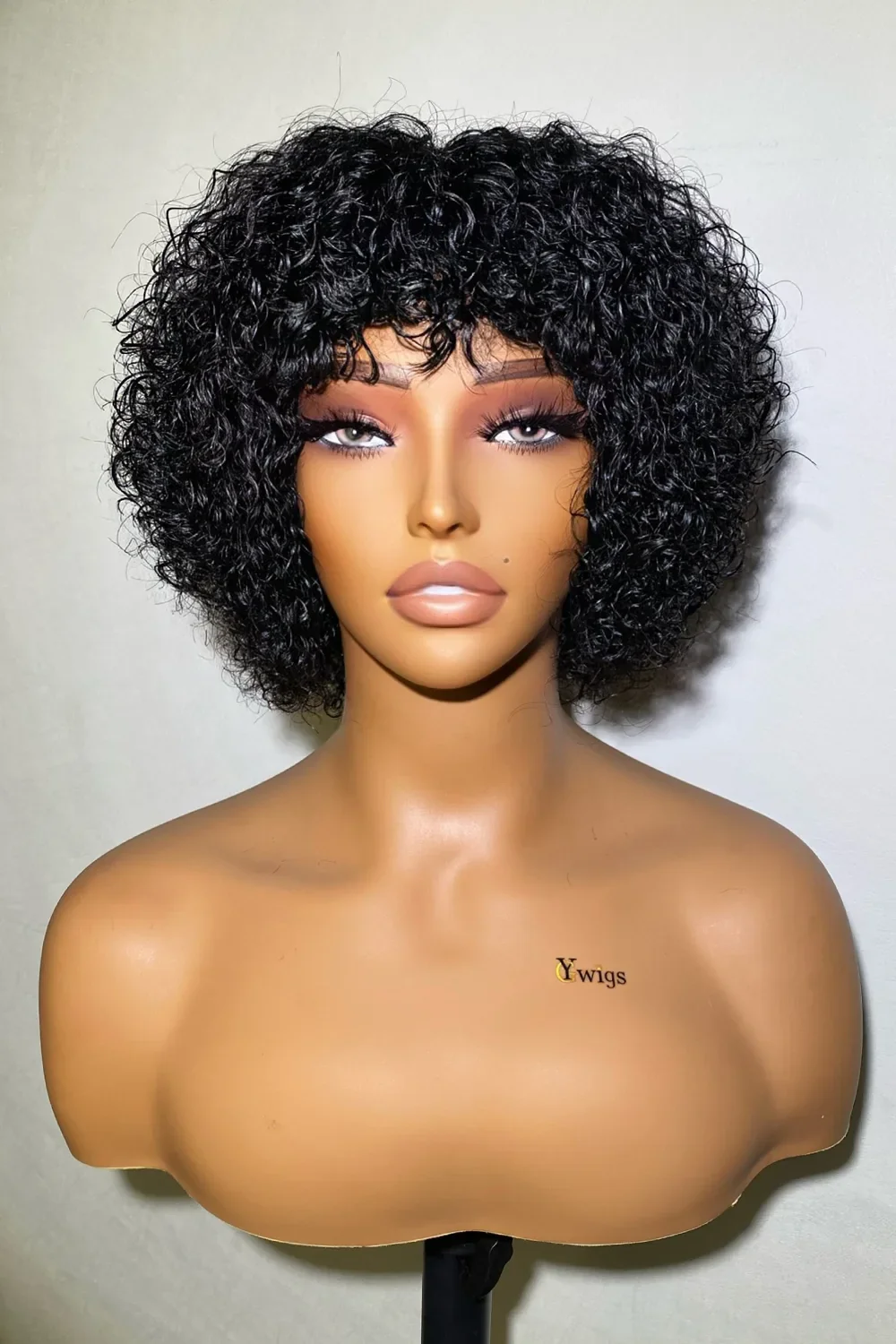 Designer Wigs-Ultra Natural Lightweight Bouncy Non Lace Wig With Bangs - Image 3