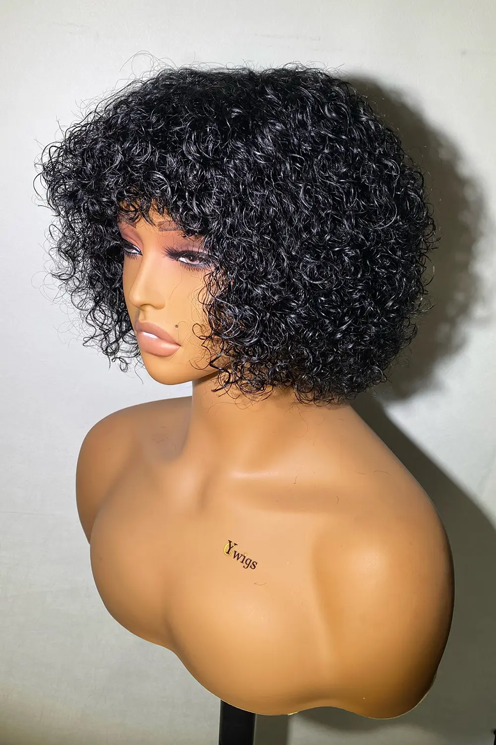 Designer Wigs-Ultra Natural Lightweight Bouncy Non Lace Wig With Bangs - Image 4