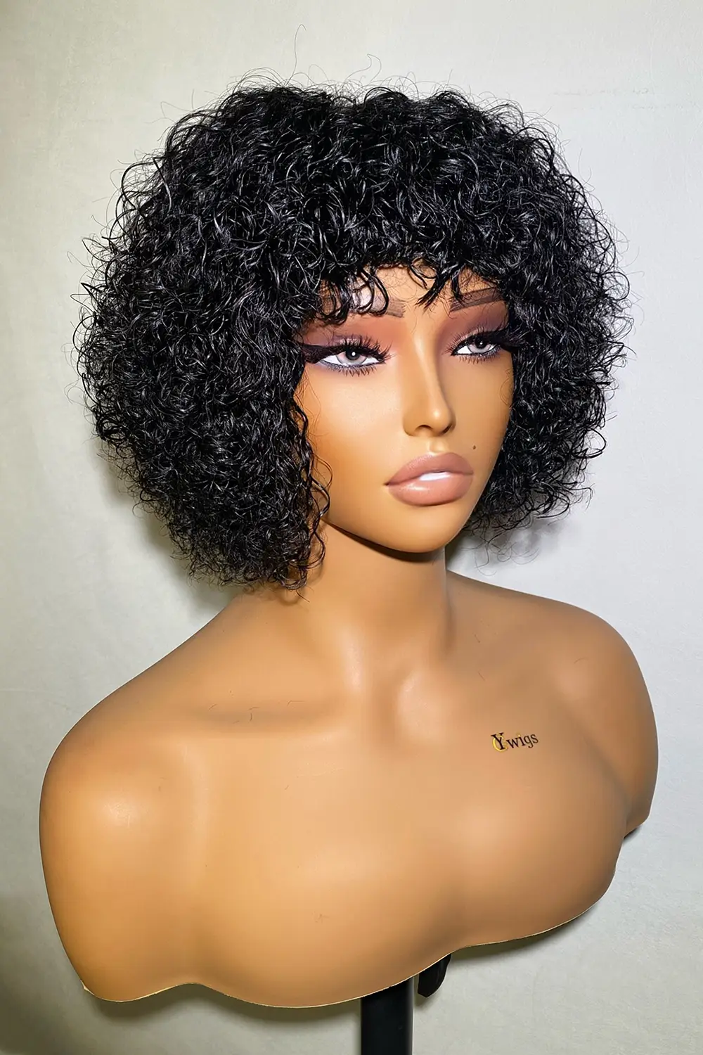 Designer Wigs-Ultra Natural Lightweight Bouncy Non Lace Wig With Bangs - Image 6