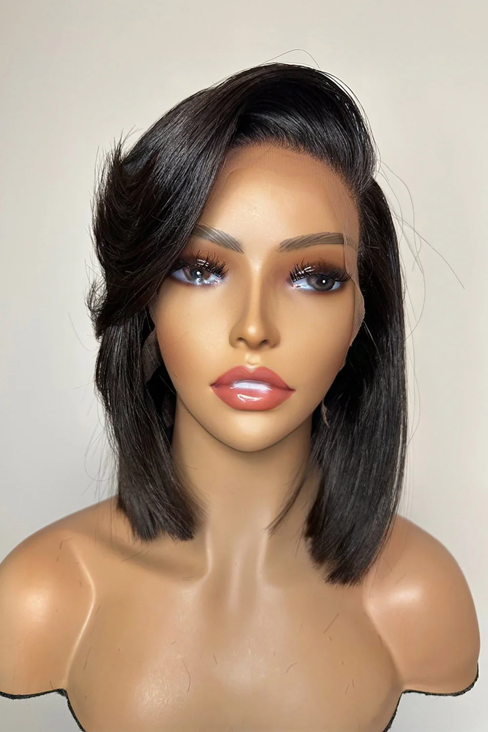 Designer Wigs-New Trend Short Layered Bob 13x6 Lace Wig - Image 6