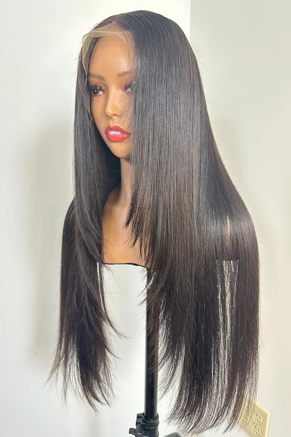 Designer Wigs-Layered Cut 24" Silky Straight 13x6 Lace Wigs - Image 2