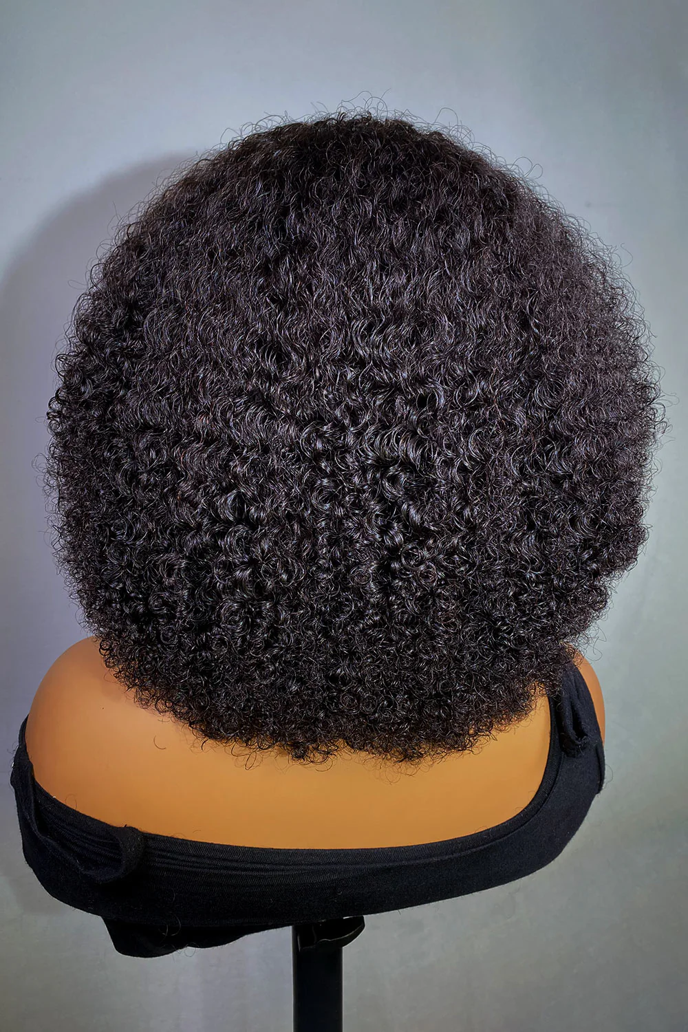 Designer Wigs-Super Full Kinky Curly Neck Length Natural Hairline Wig - Image 5