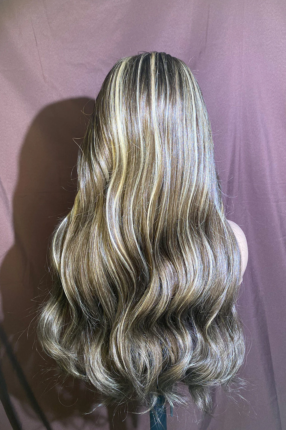 Designer Wigs-T Part Lace Wig 150% Density With Stunning Highlights - Image 5