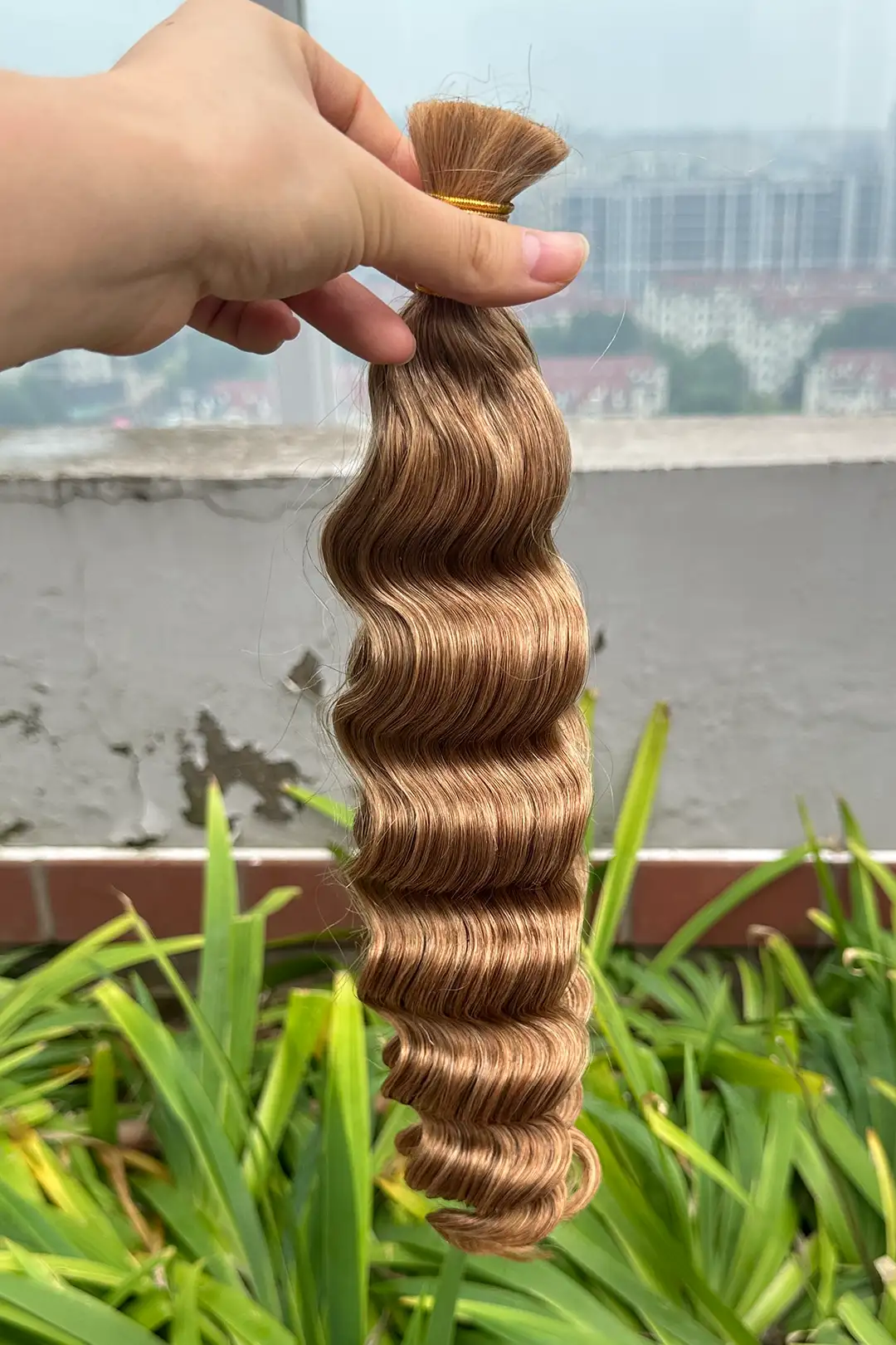 Double Drawn #27 Honey Blonde Bulk Hair Loose Wave BU65 - Image 3