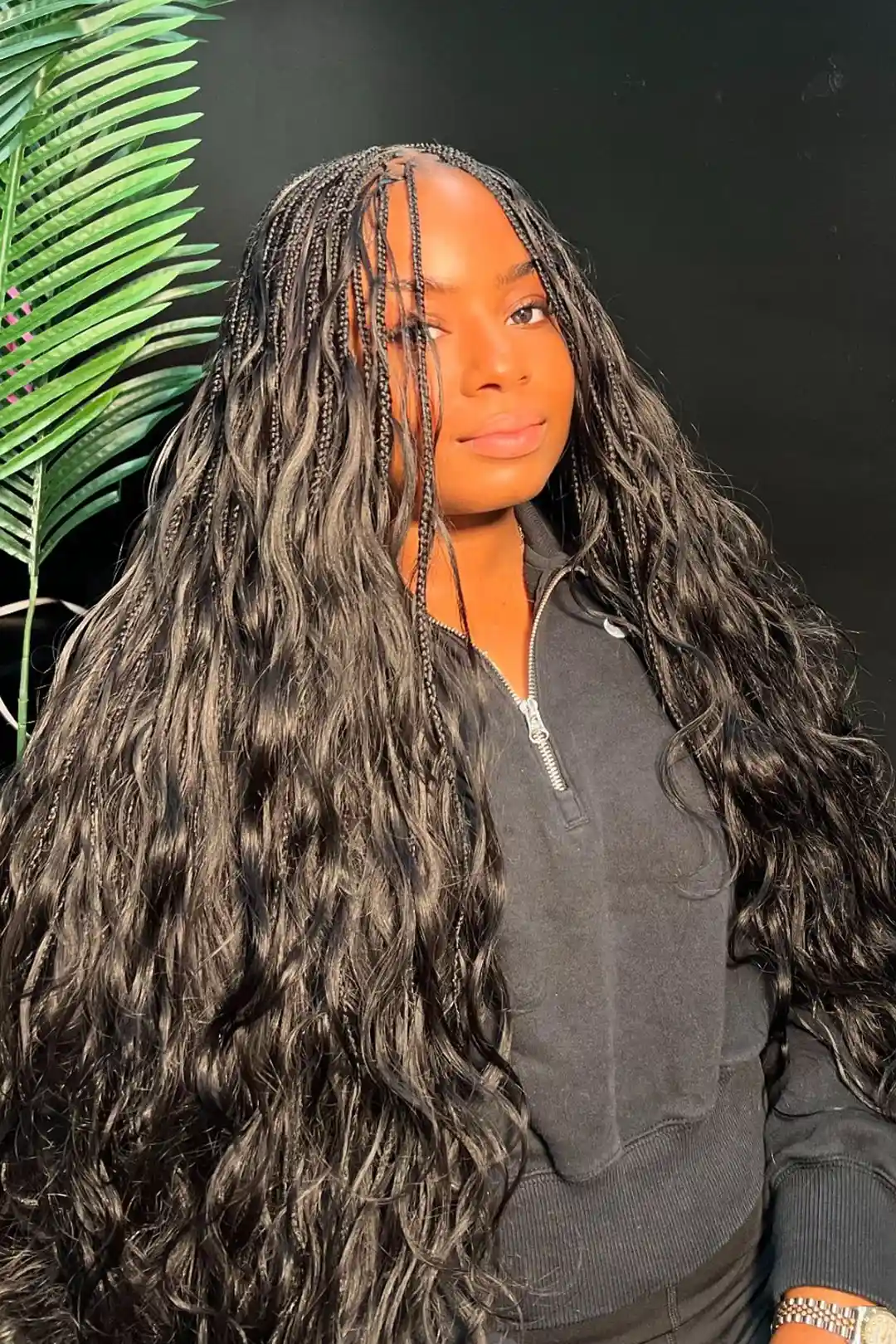 Body Wave Bulk Human Hair For Braiding Natural Black BU08 - Image 5