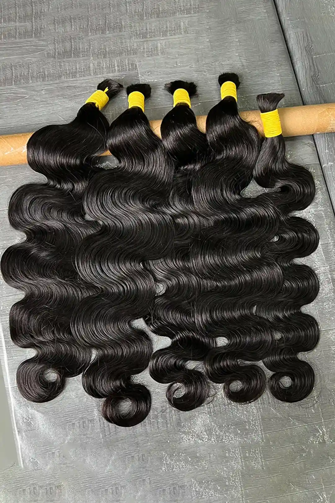 Body Wave Bulk Human Hair For Braiding Natural Black BU08 - Image 8