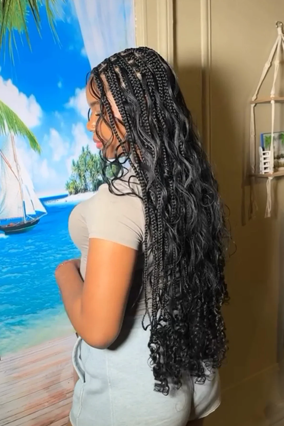 Body Wave Bulk Human Hair For Braiding Natural Black BU08 - Image 9