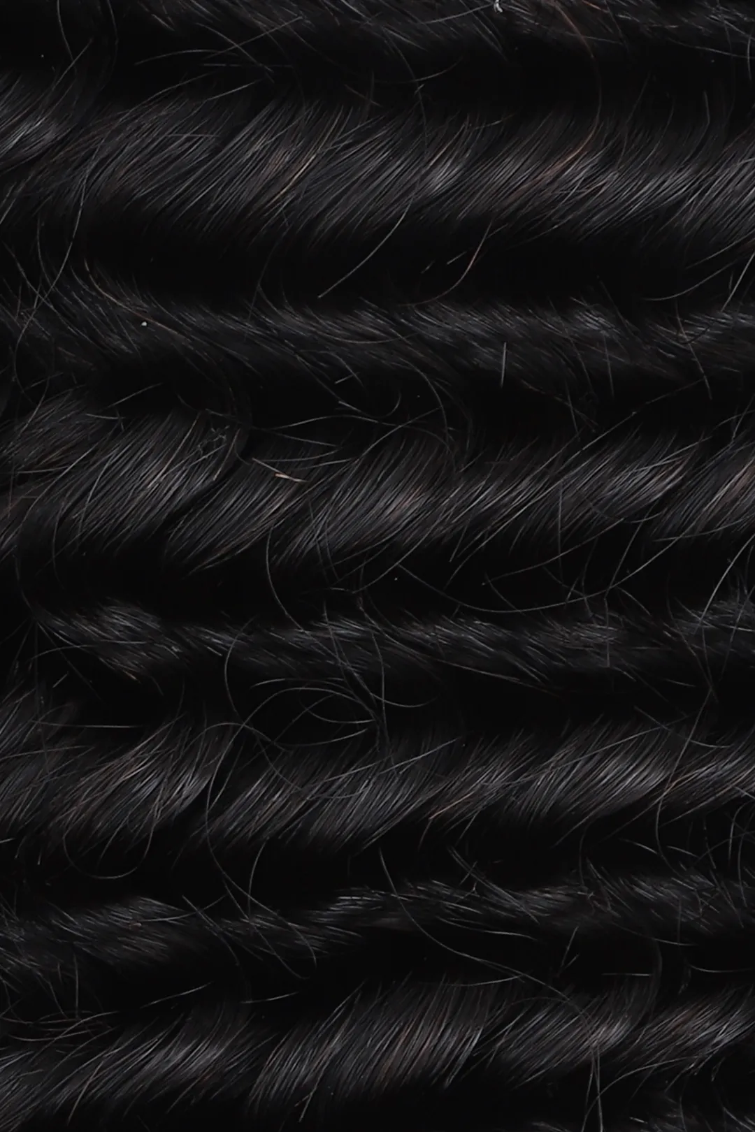 Double Drawn Burmese Curly Bulk Human Hair For Braiding BU49 - Image 4