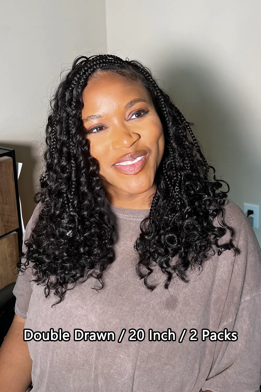 Deep Wave Bulk Human Hair For Braiding Natural Black BU03 - Image 13