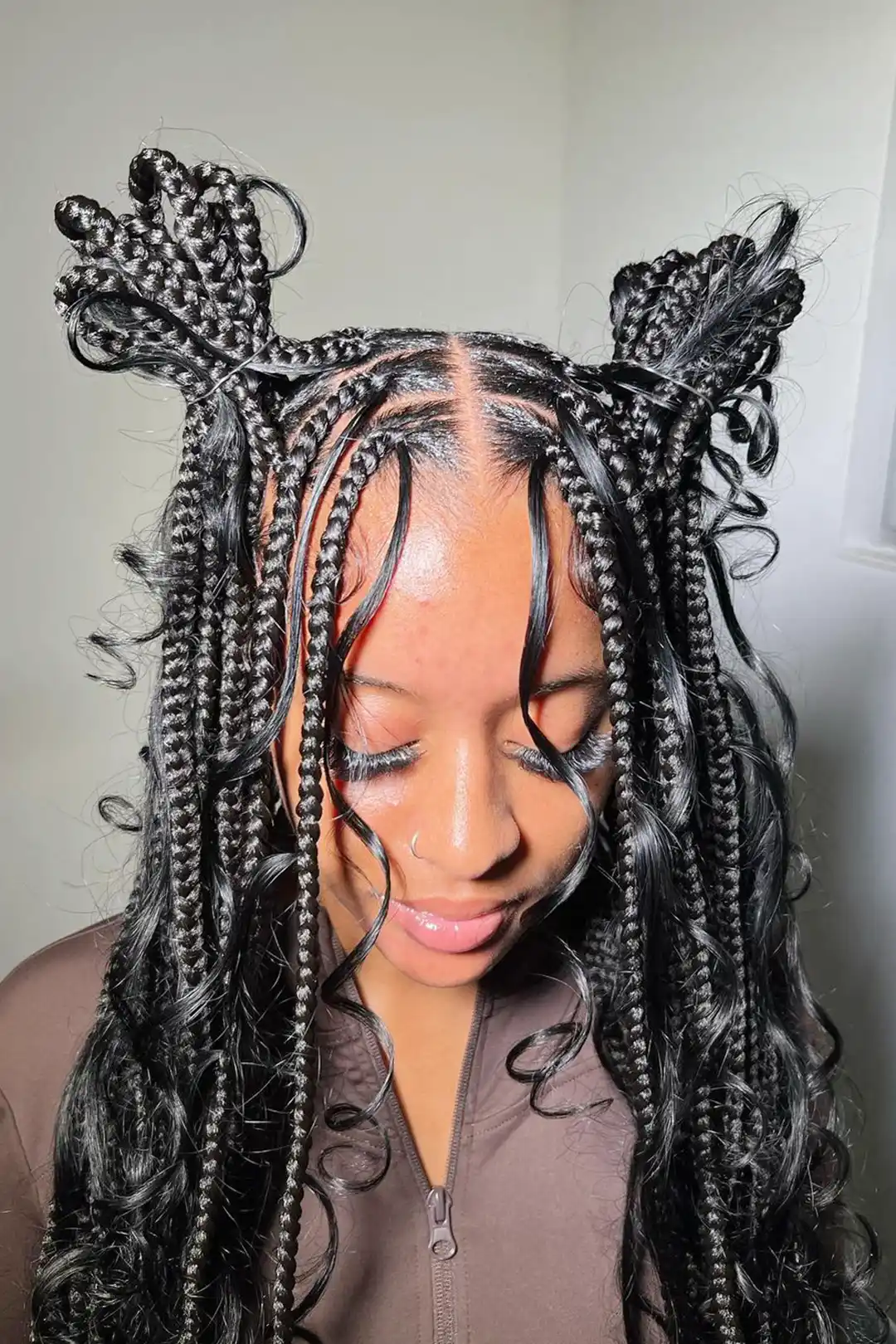 Loose Wave Bulk Hair For Braiding Natural Black BU02 - Image 11