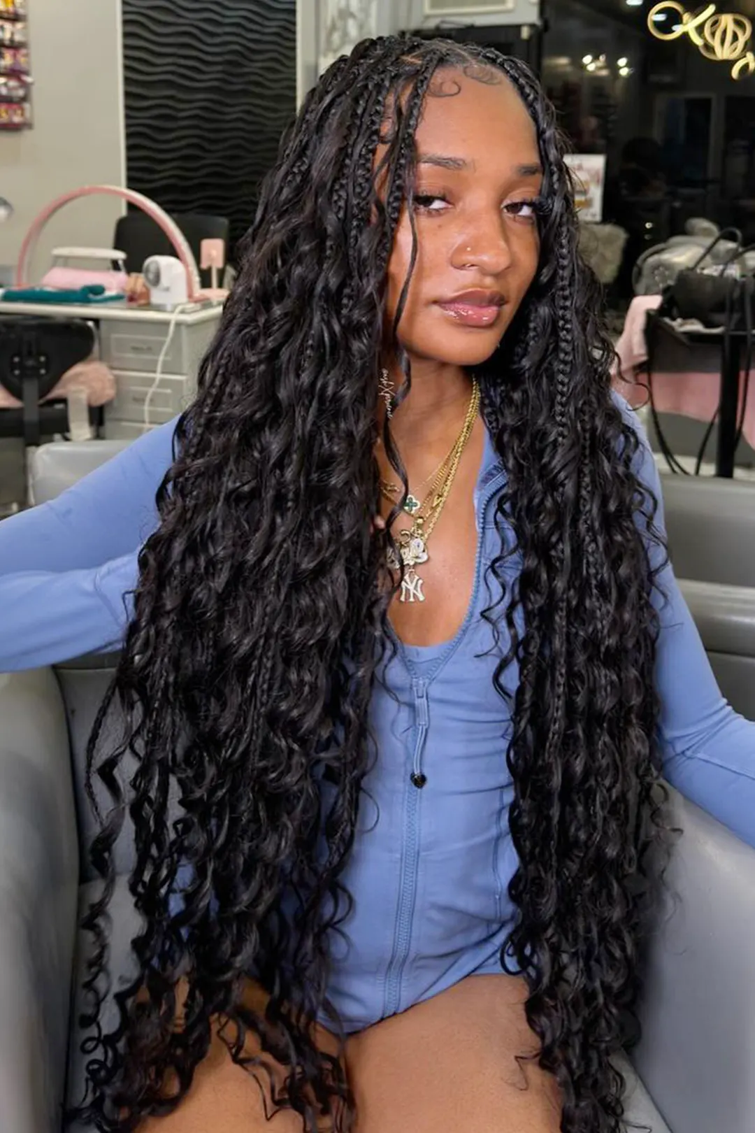 Loose Wave Bulk Hair For Braiding Natural Black BU02 - Image 6