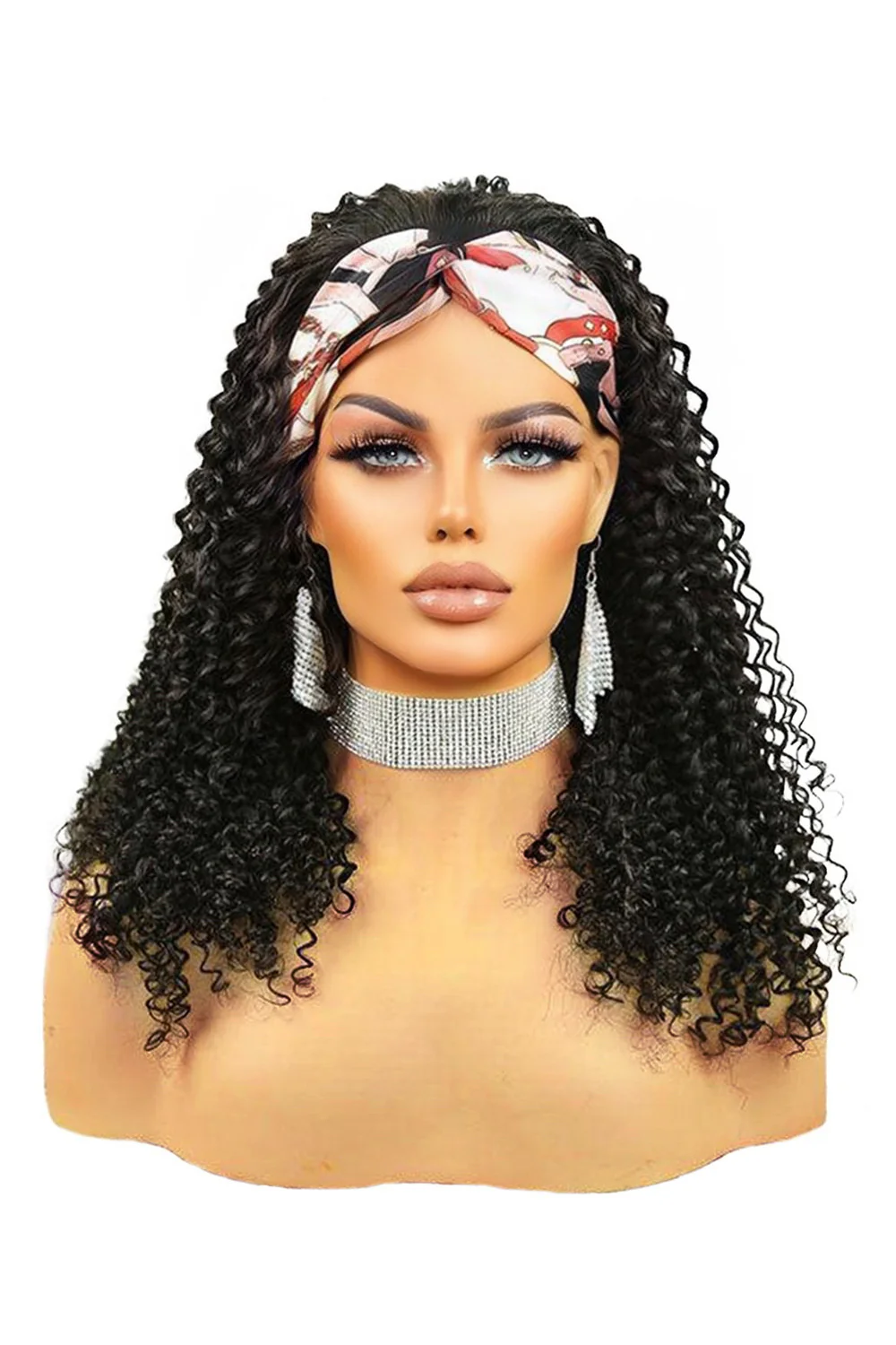 Ella Jerry Curly Human Hair Headband Wig HBW27