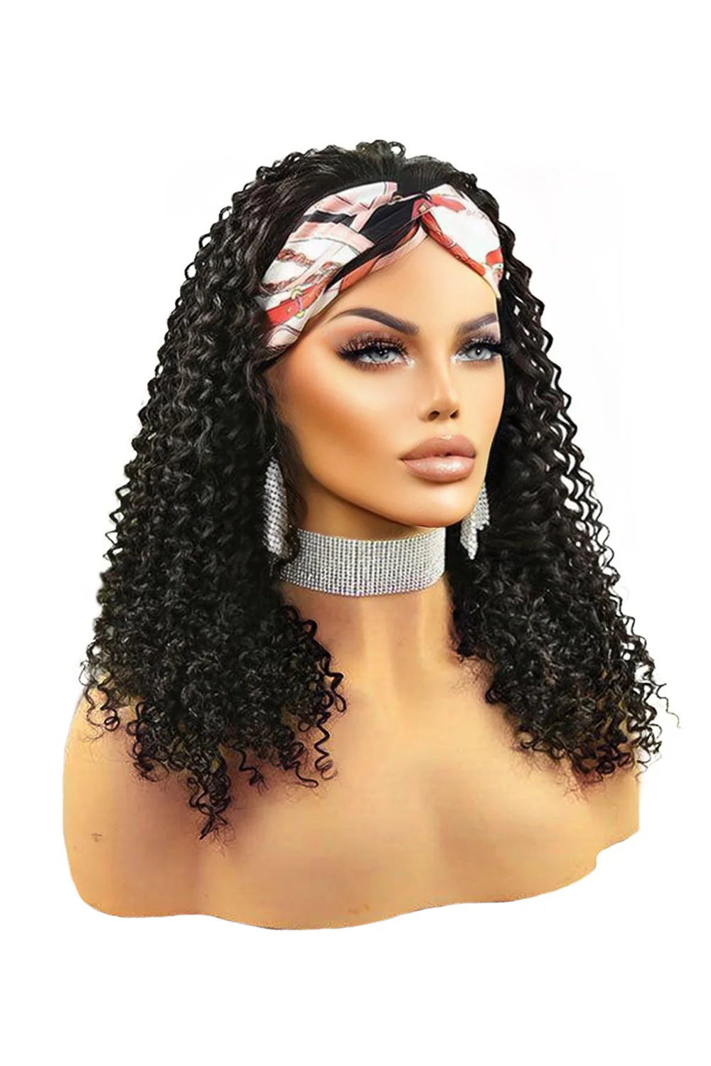 Ella Jerry Curly Human Hair Headband Wig HBW27 - Image 2