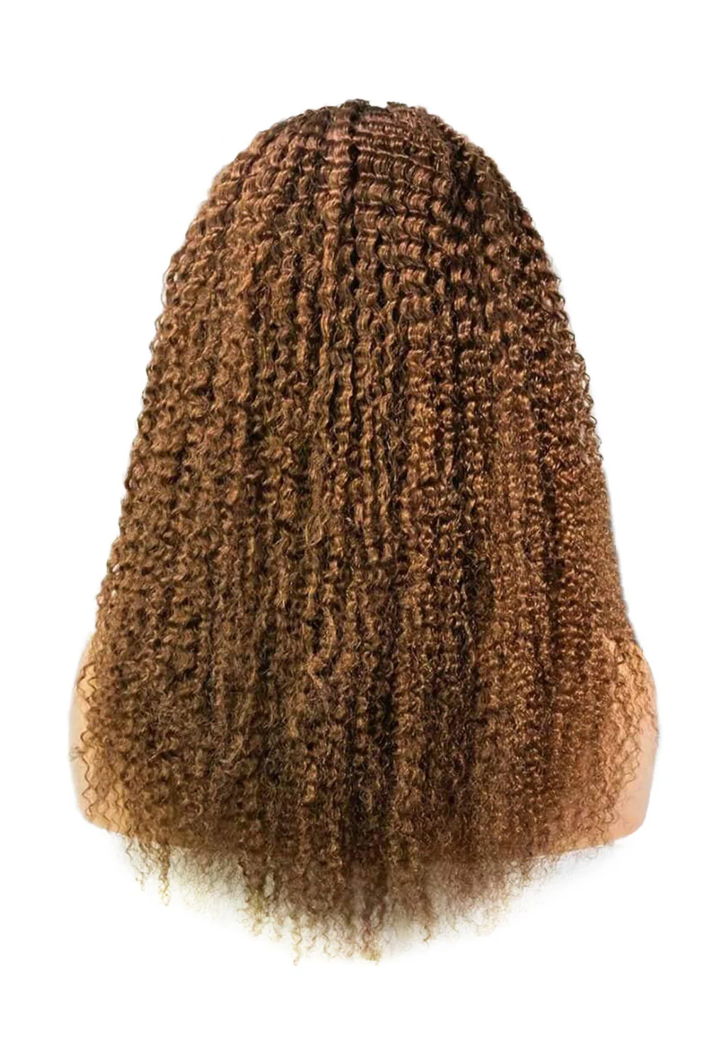 Chocolate Kinky Curly Headband Wig Human Hair HBW10 - Image 6