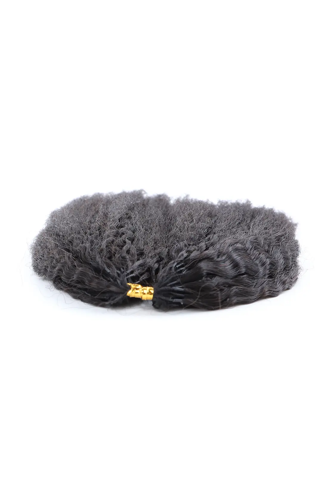 Double Drawn Feather Crochet Hair Extension Kinky Straight Human Hair FE29 - Image 4
