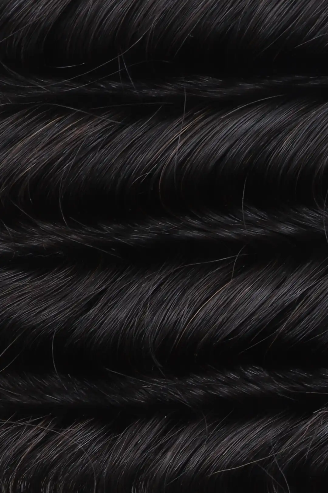 Handmade Feather Line Hair Extensions Loose Deep Wave Single-Strand with Loop - Image 4