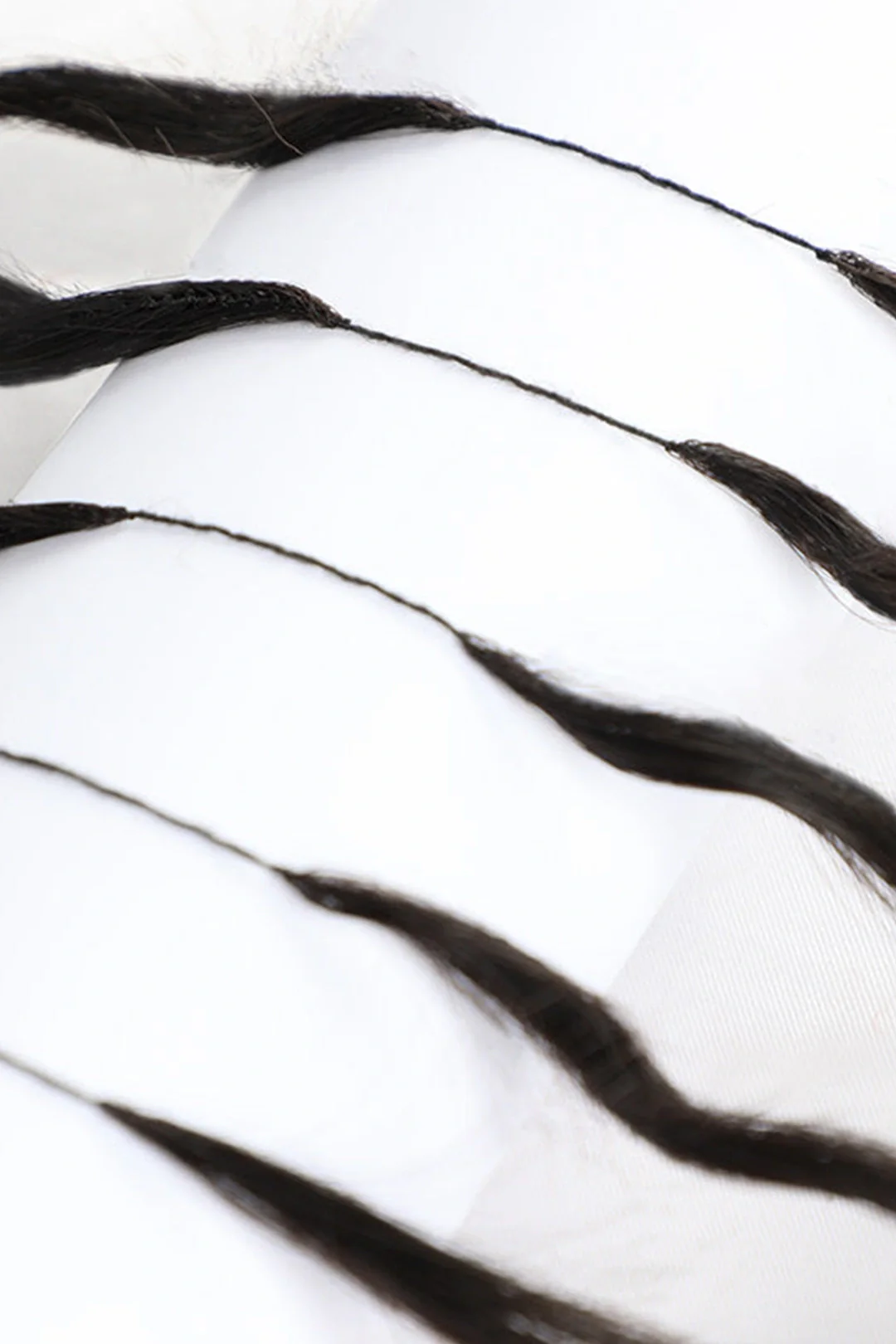 Handmade Loose Wave Hair Feather Extensions Brazilian Remy Hair 125 Strands - Image 8