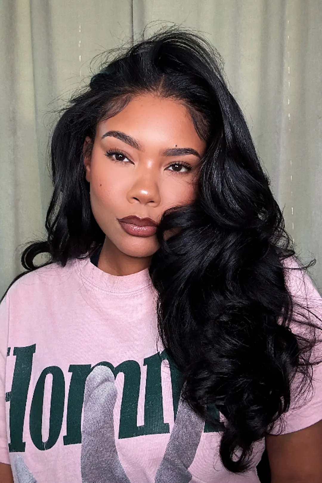 Genius Weft Hair Extensions Body Wave Natural Black Virgin Hair - Image 2