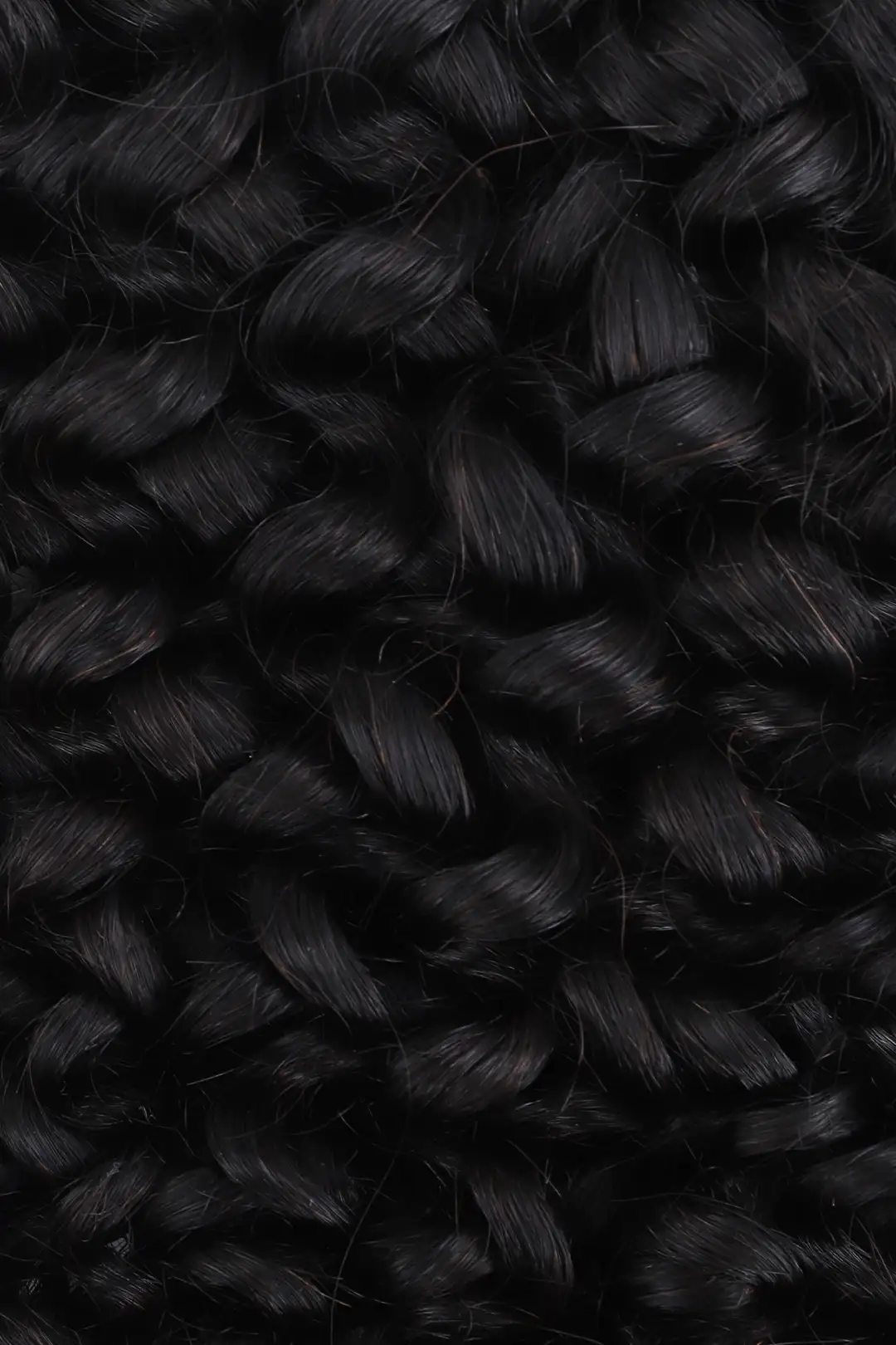 Genius Weft Hair Extensions Water Wave Black Virgin Hair - Image 4