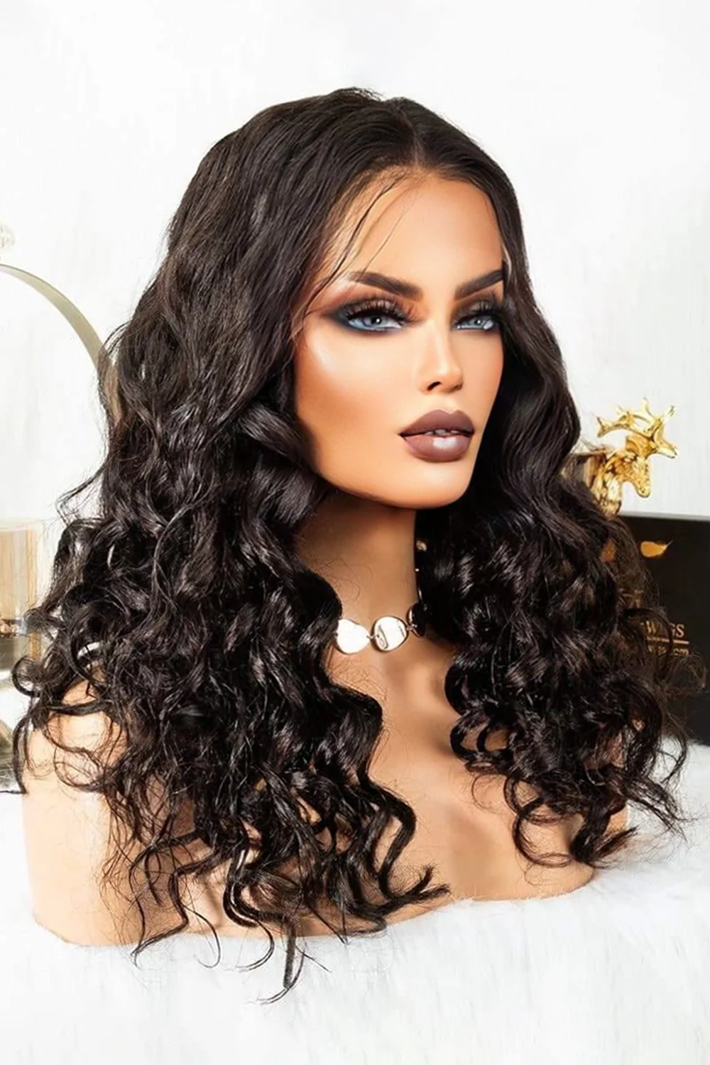 13x6 Glueless HD Lace Body Wave Natural Black-HD33 - Image 5