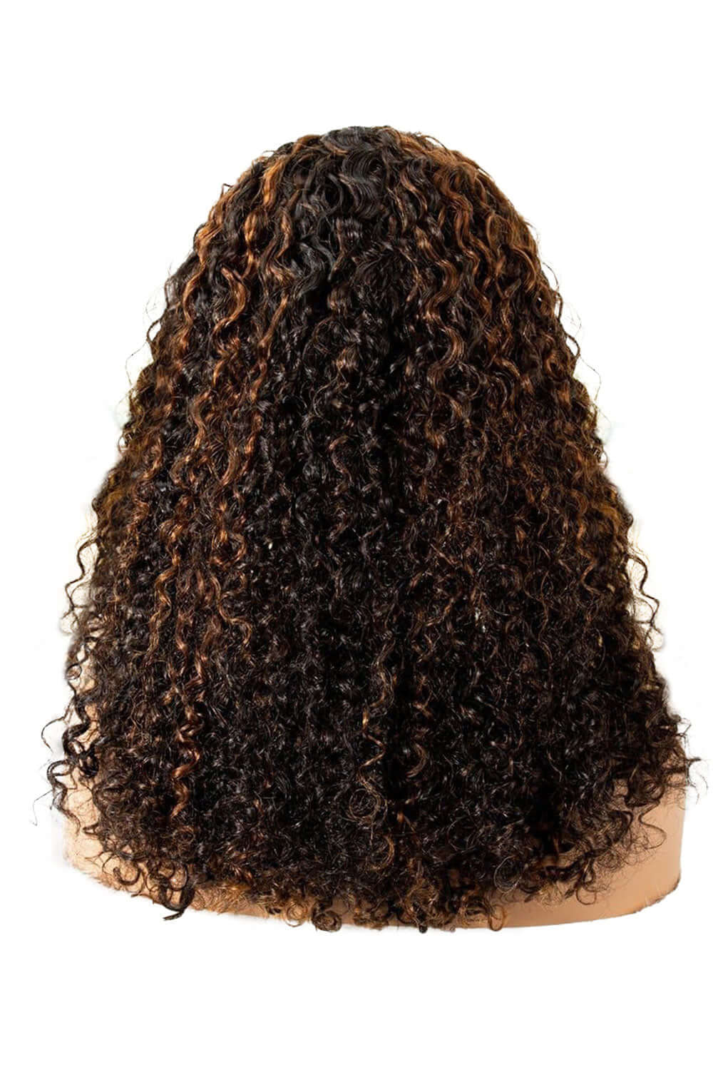 13x6 Glueless HD Lace Water Wave Brown Wig-HD32 - Image 6