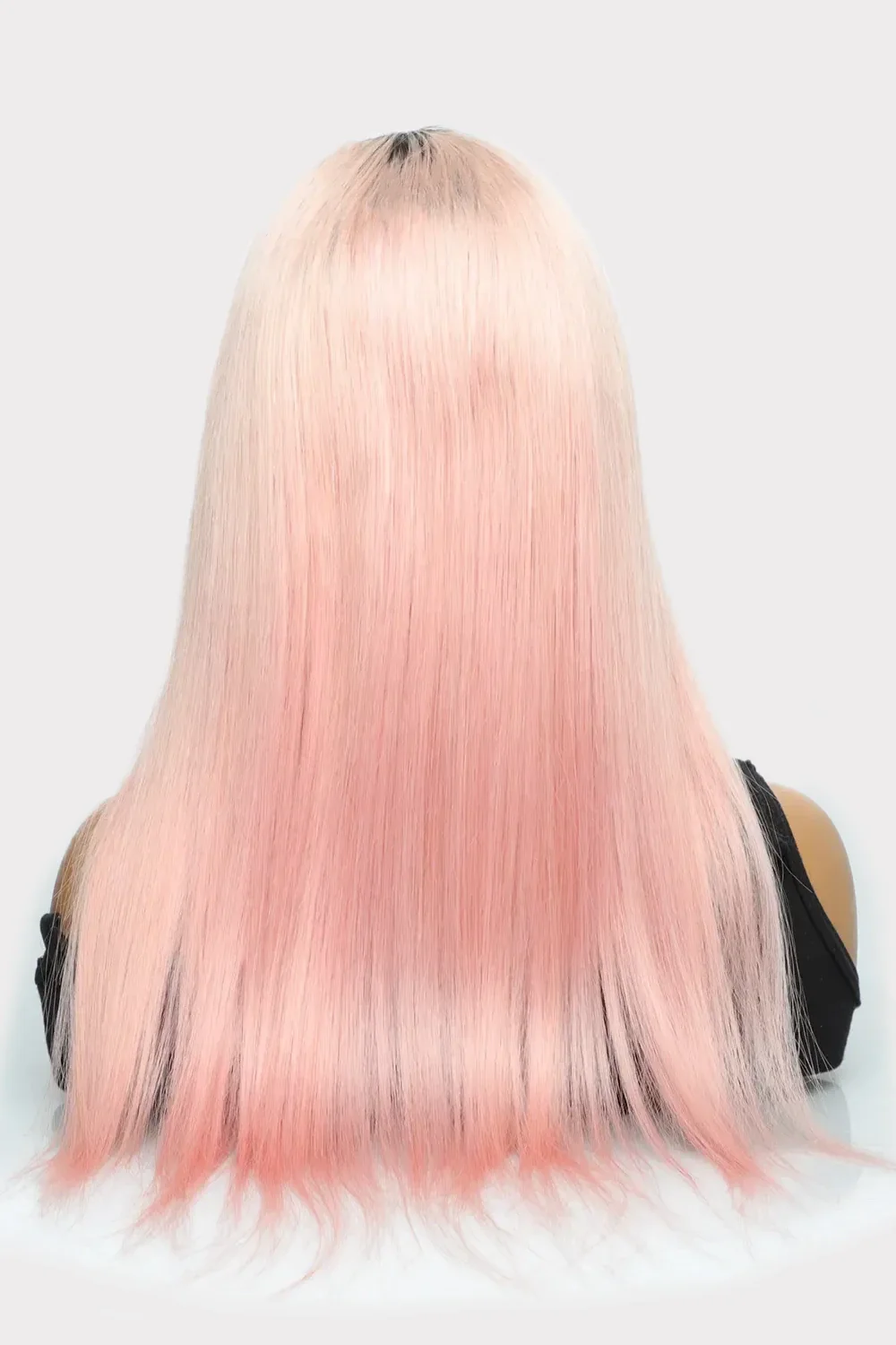 13x6 Glueless Hd Lace Pink Wig Dark Roots-HD51 - Image 6