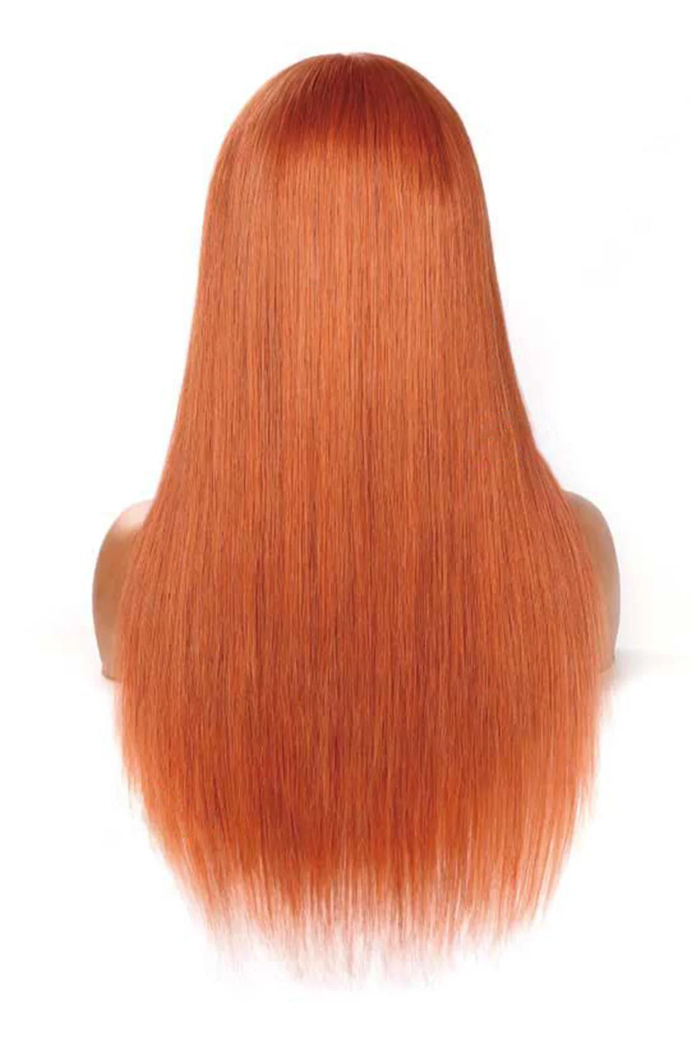 13x6 Glueless Hd Lace Wig Ginger Orange Straight-HD41 - Image 4