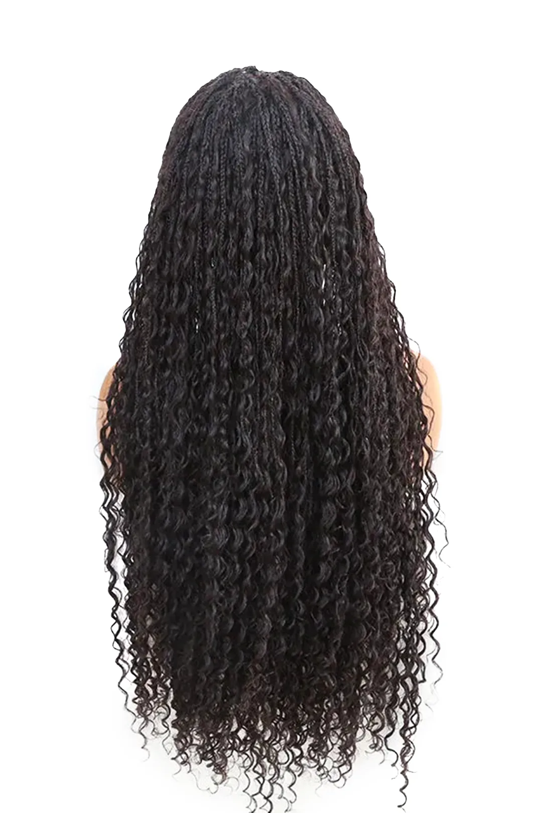 Goddess Bohemian Box Braid Full Lace Wig Knotless 100% Virgin Hair - Image 4