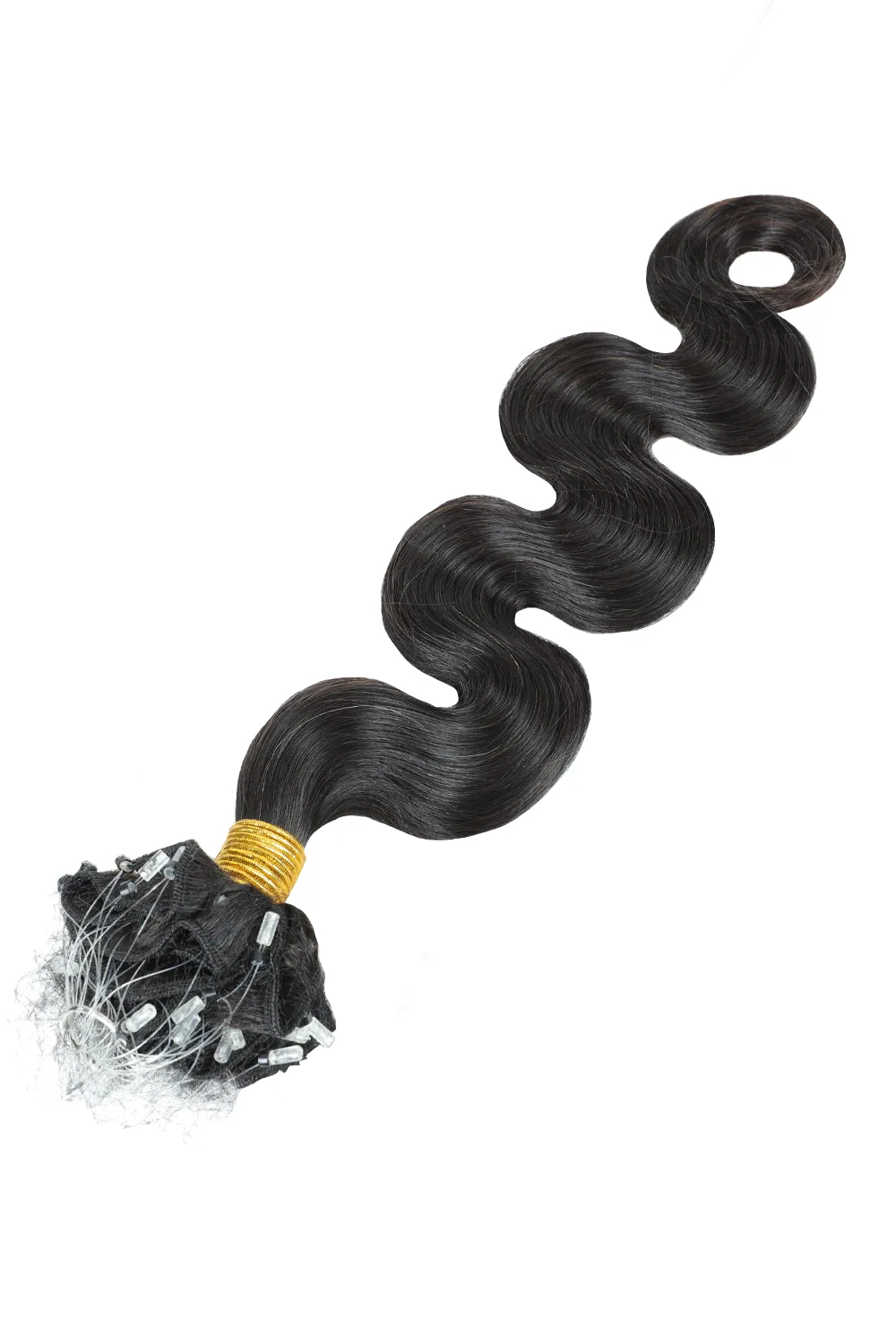 Hair Extensions Bead Double Weft Brazilian Virgin Hair Body Wave - Image 2
